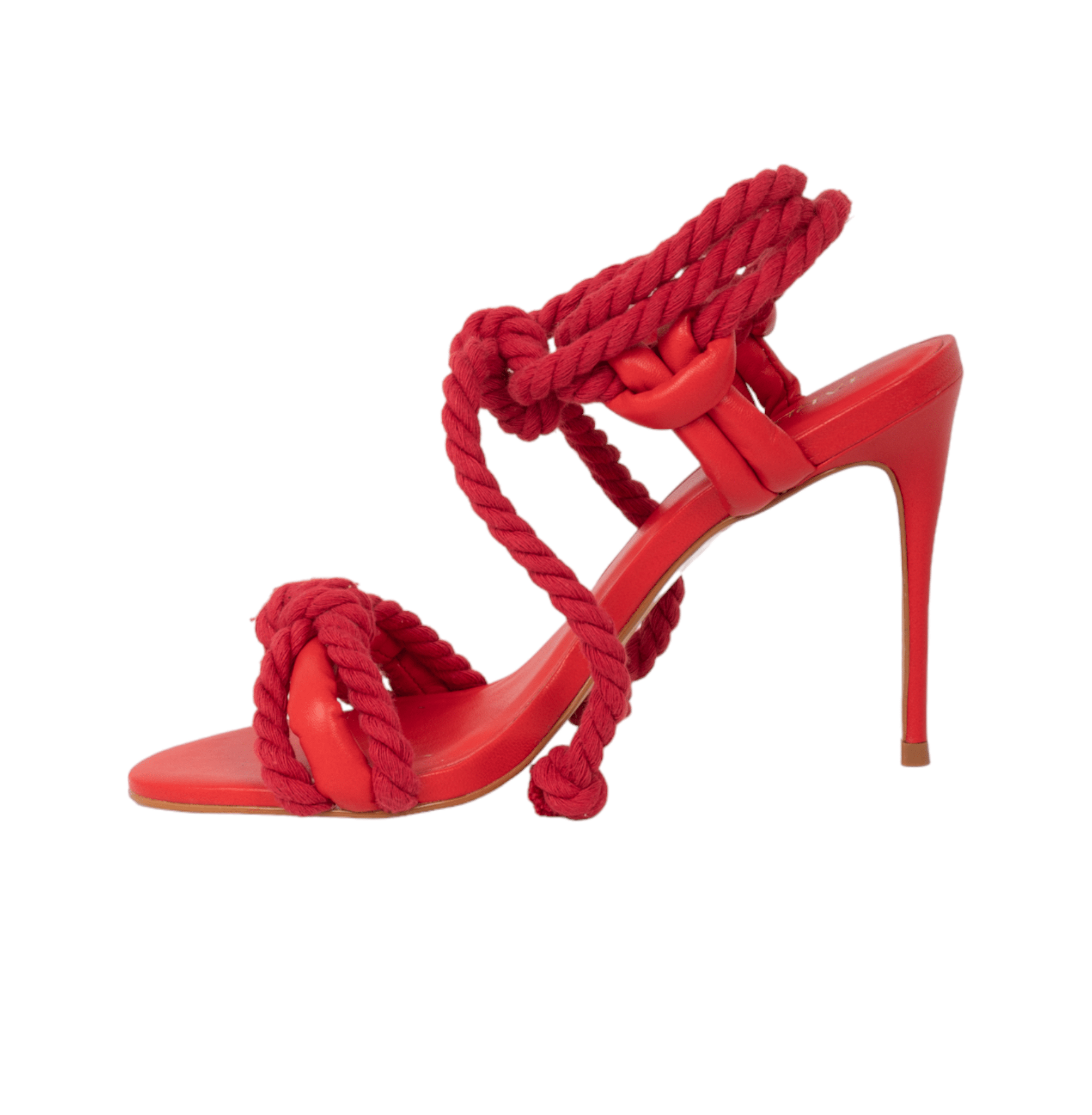 Arenisca High Heel Sandals - Red High Heels TARBAY   