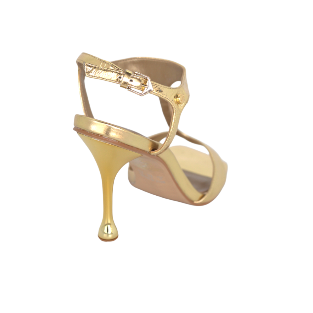 Yasmin Heel Sandals - Gold Heels TARBAY