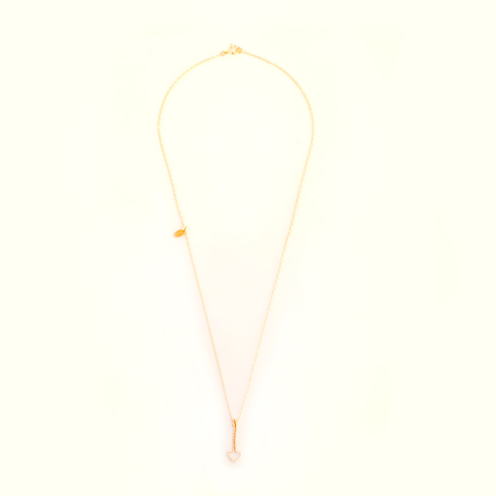 Arrow Necklace - Yellow Gold