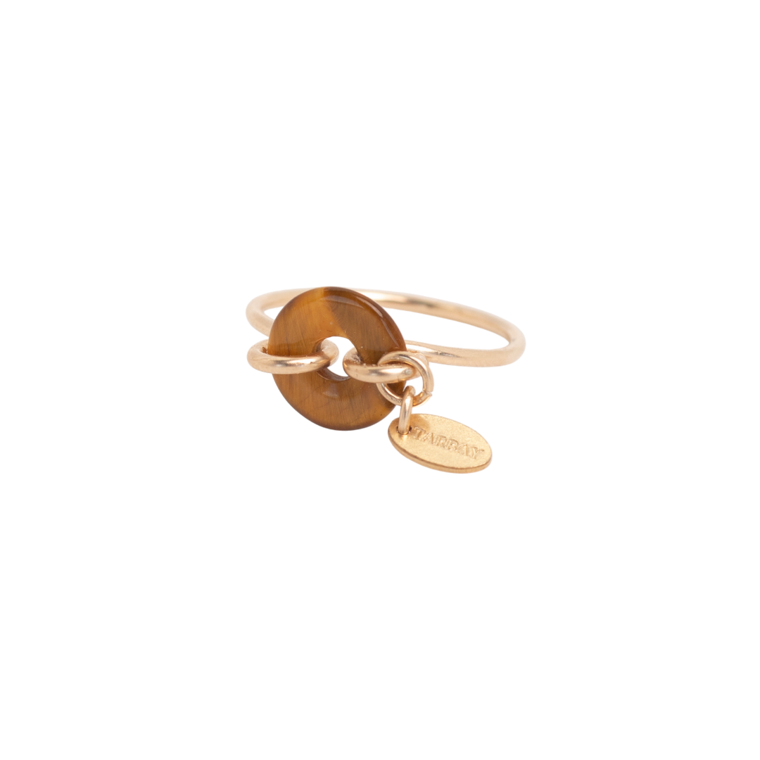 Josefa Ring #1 - Tiger's Eye & 14K Gold-Filled