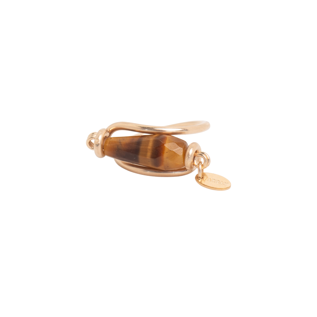 Eulalia Ring #1 - Tiger's Eye & 14K Gold-Filled
