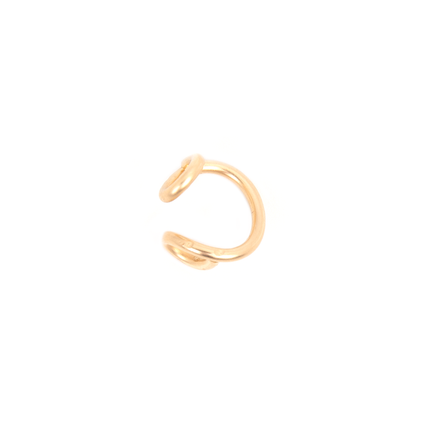 Tina Ear Cuff #1 (15mm) - Yellow Gold Ear Cuffs TARBAY   