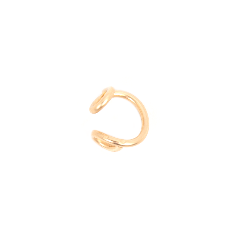 Tina Ear Cuff #1 (15mm) - Yellow Gold Ear Cuffs TARBAY   