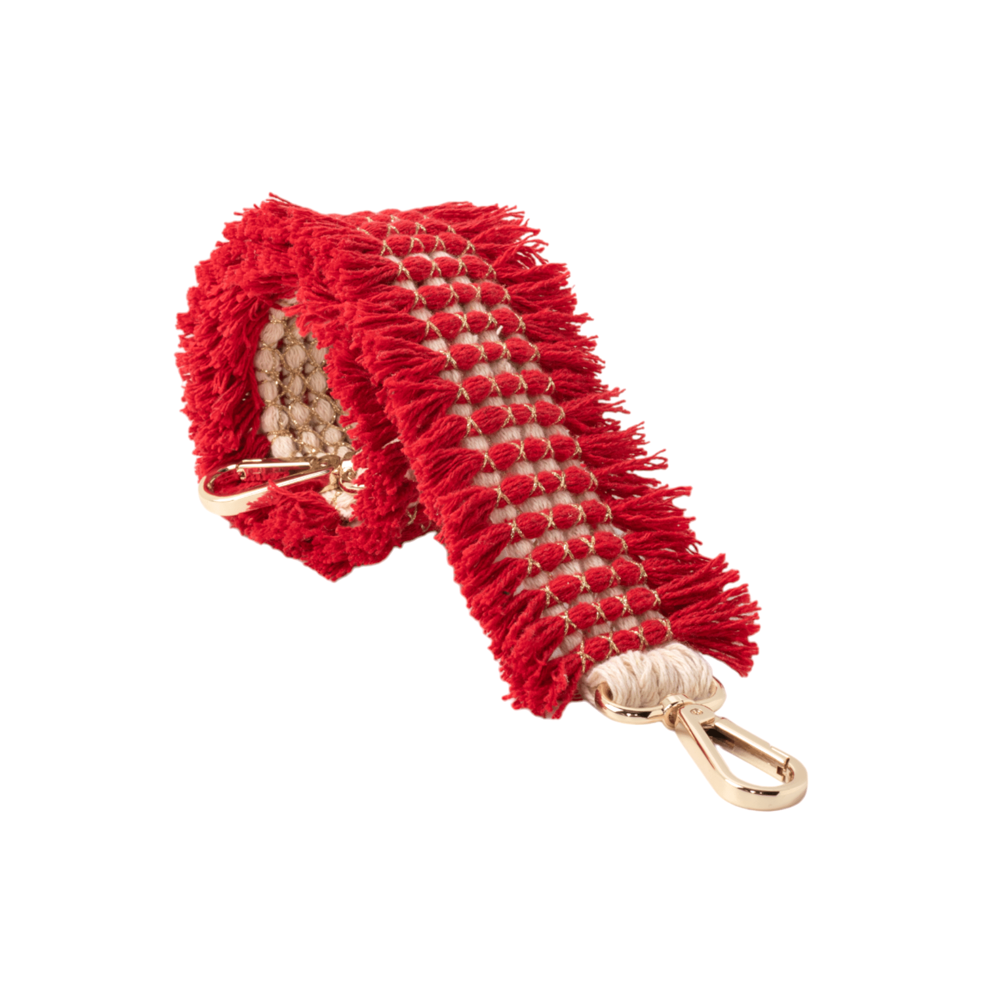 Gossypium Strap #1 - Red & Buttercream Straps TARBAY   