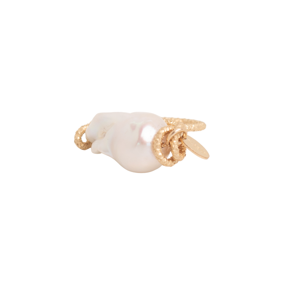 Barroca Ring #3 - White Pearl & 14K Gold-Filled Rings FW25