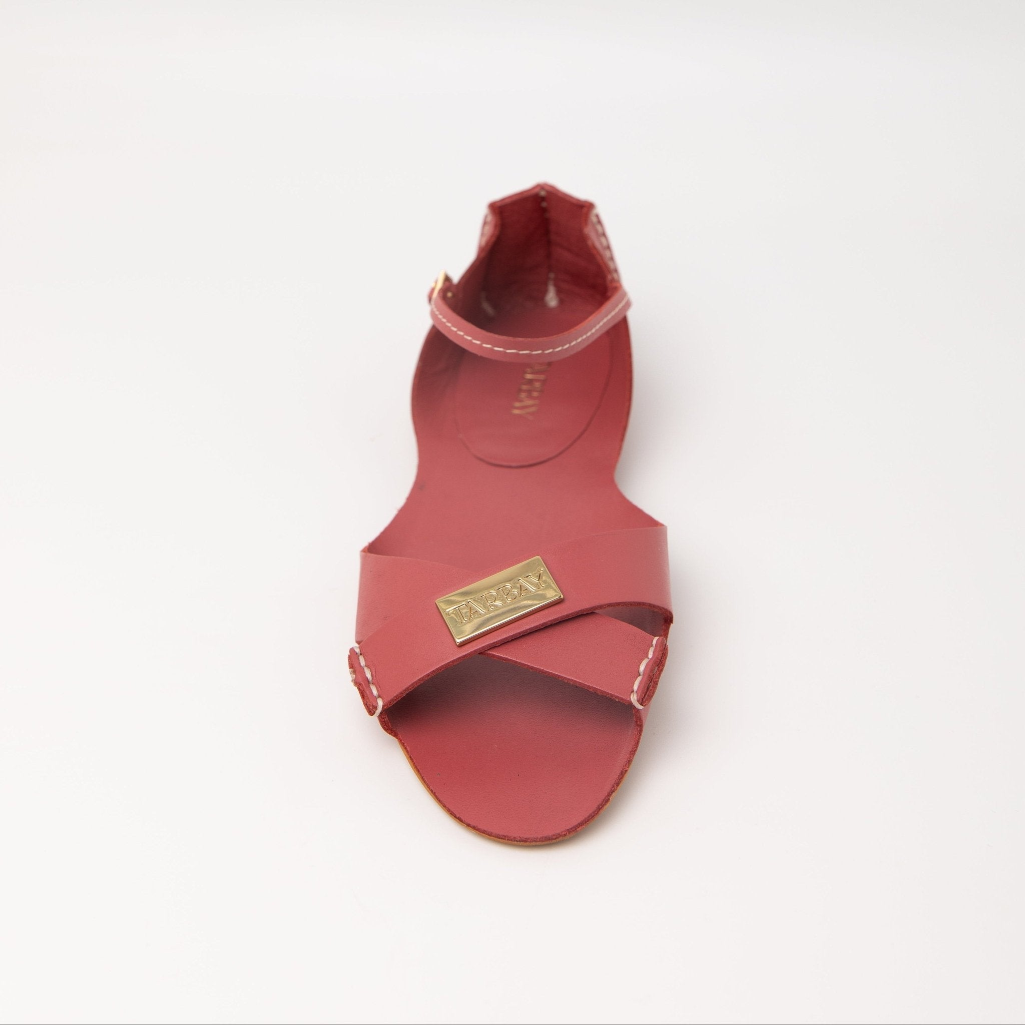 Tajali Leather Sandals - Berry Tajali Flats FW25