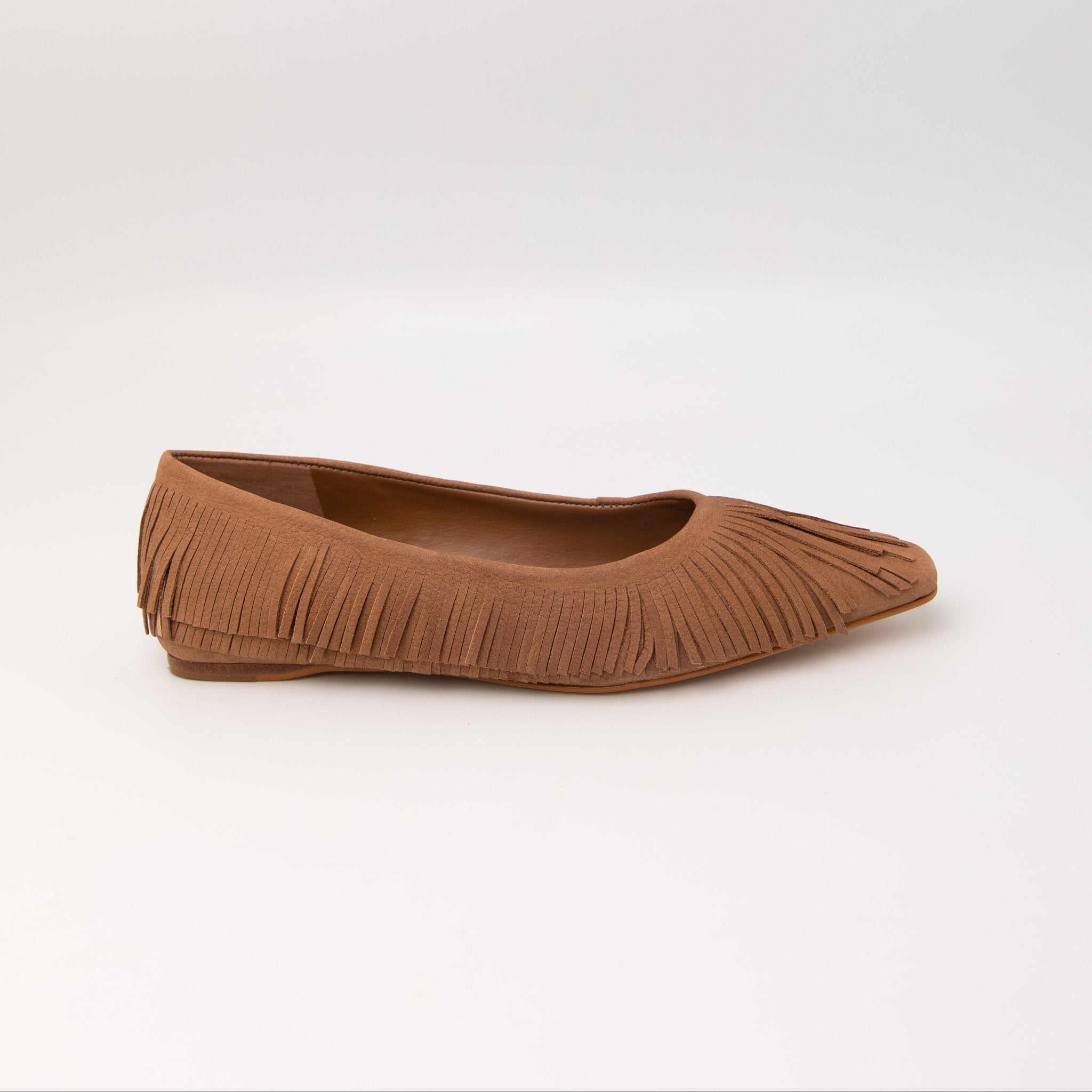 Olga Flat Shoes - Toffee Flats FW25