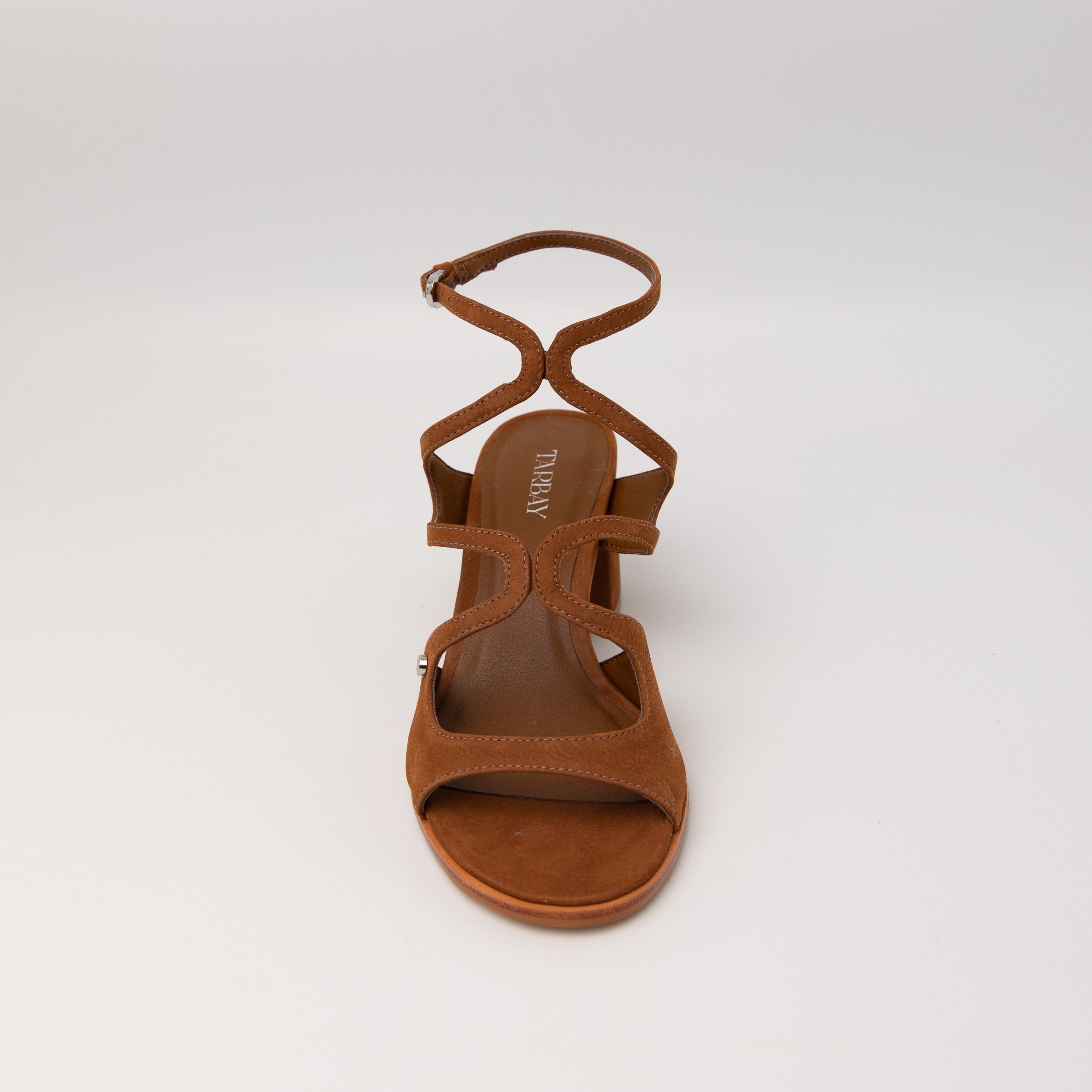 Amanda Heel Sandals - Saddle