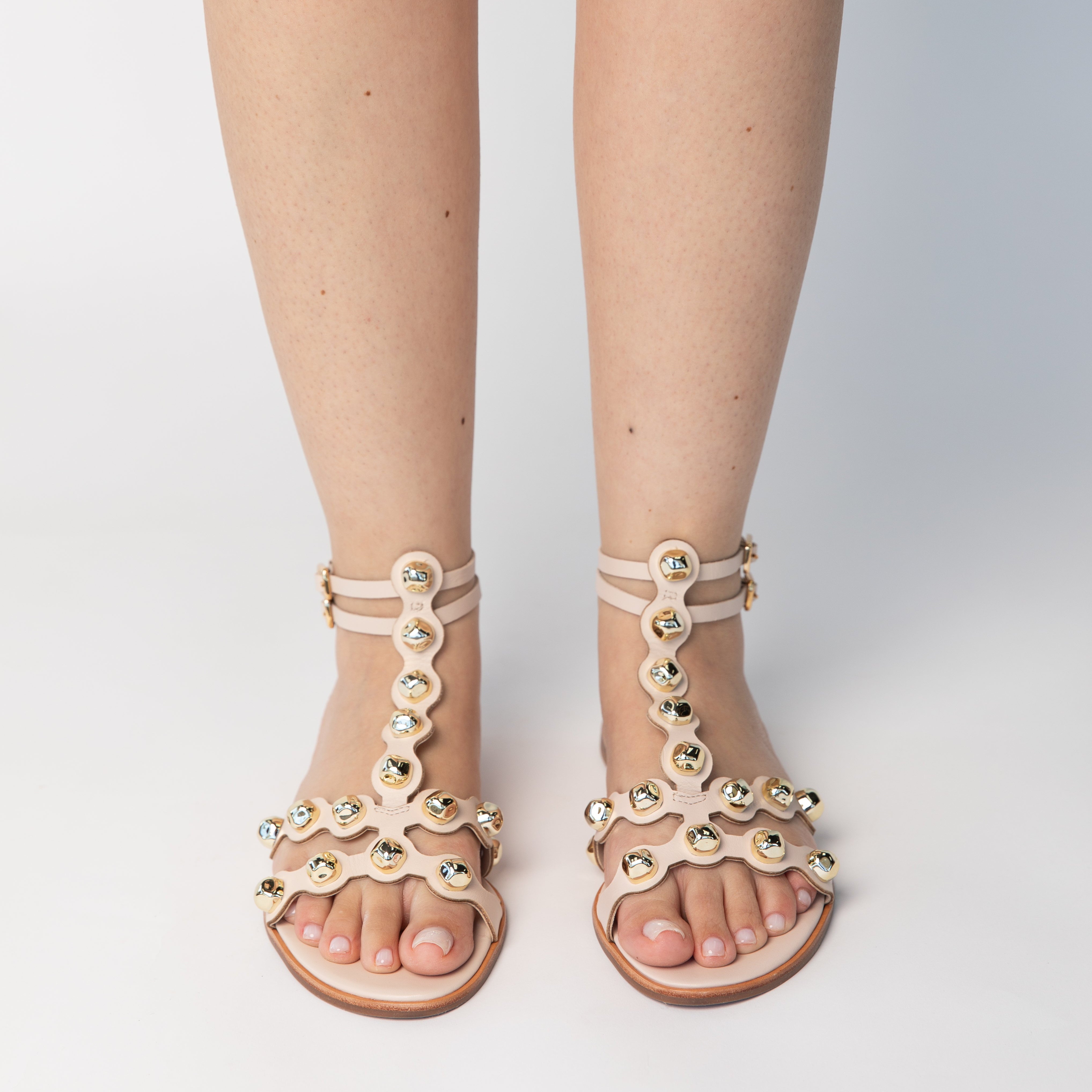 Holly Flat Sandals - Lait