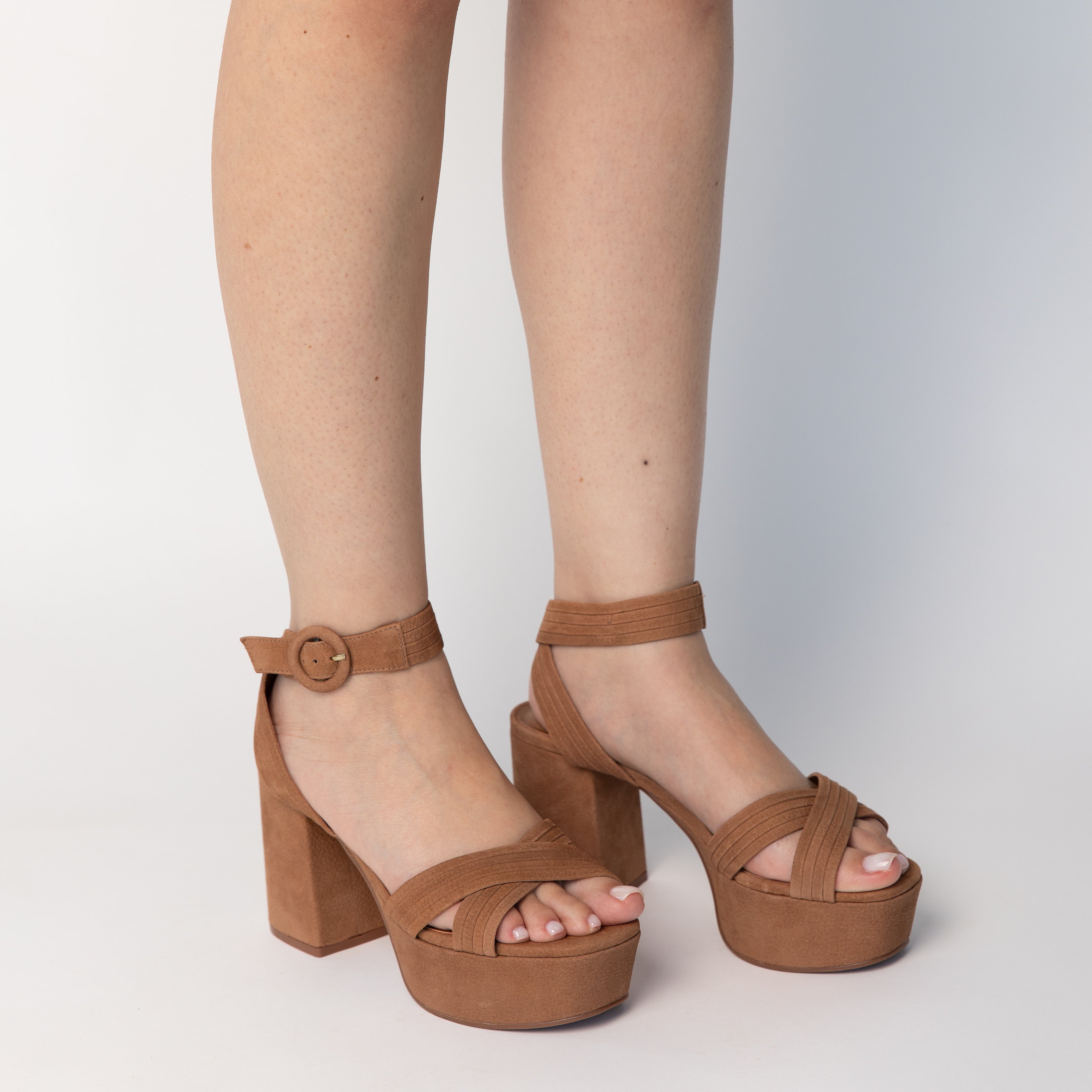 Marge Heel Sandals - Honey