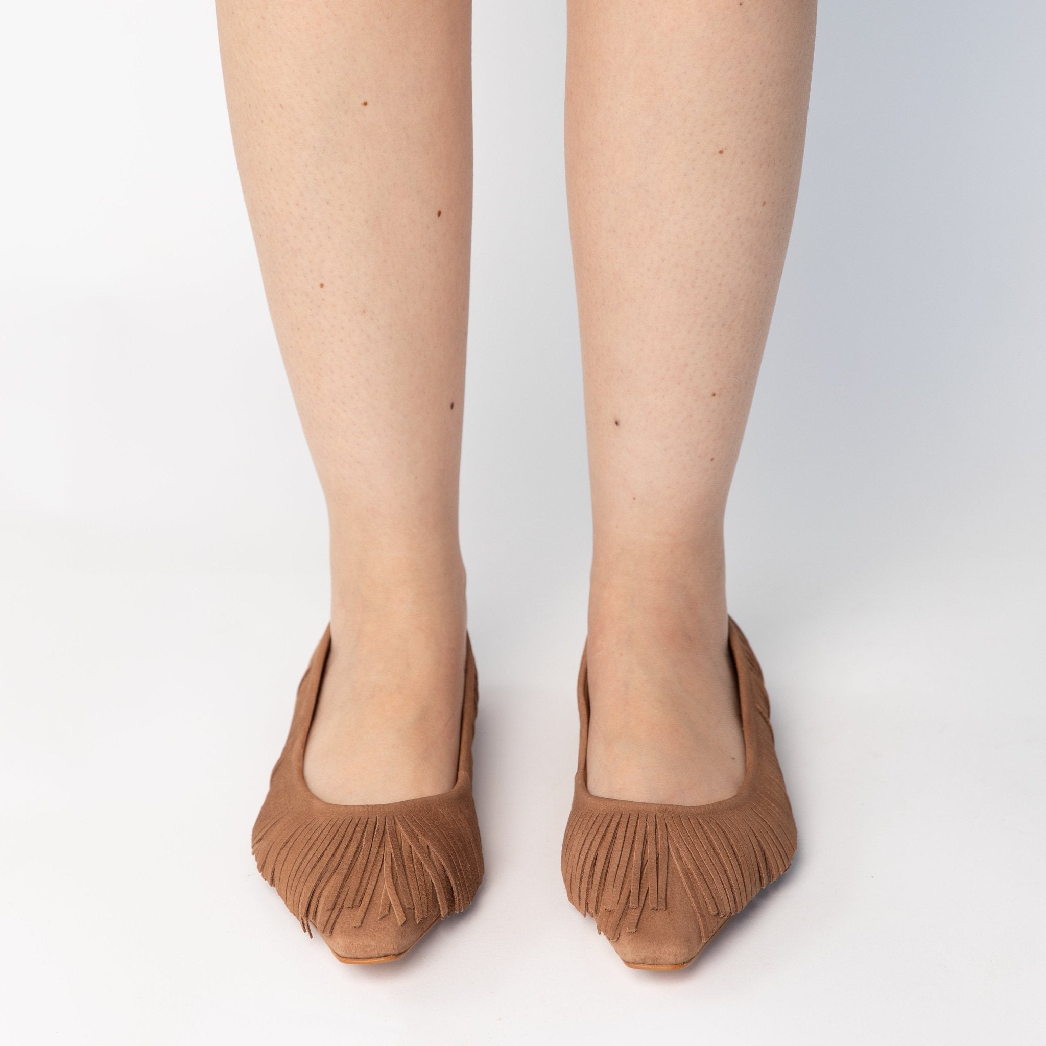 Olga Flat Shoes - Toffee Flats FW25