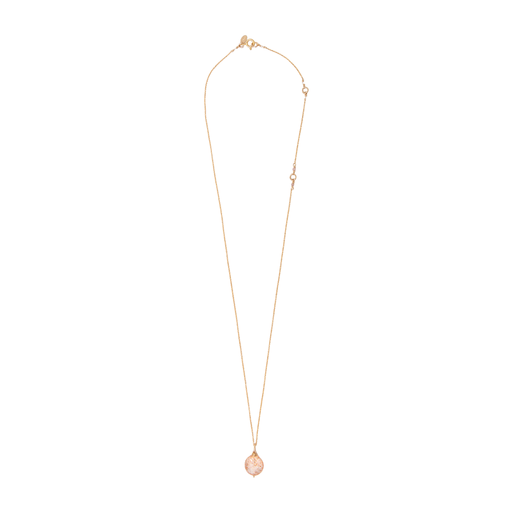 Nary Necklace #3 (65cm) - Quartz, Sunstone & 14K Gold-Filled Necklaces TARBAY