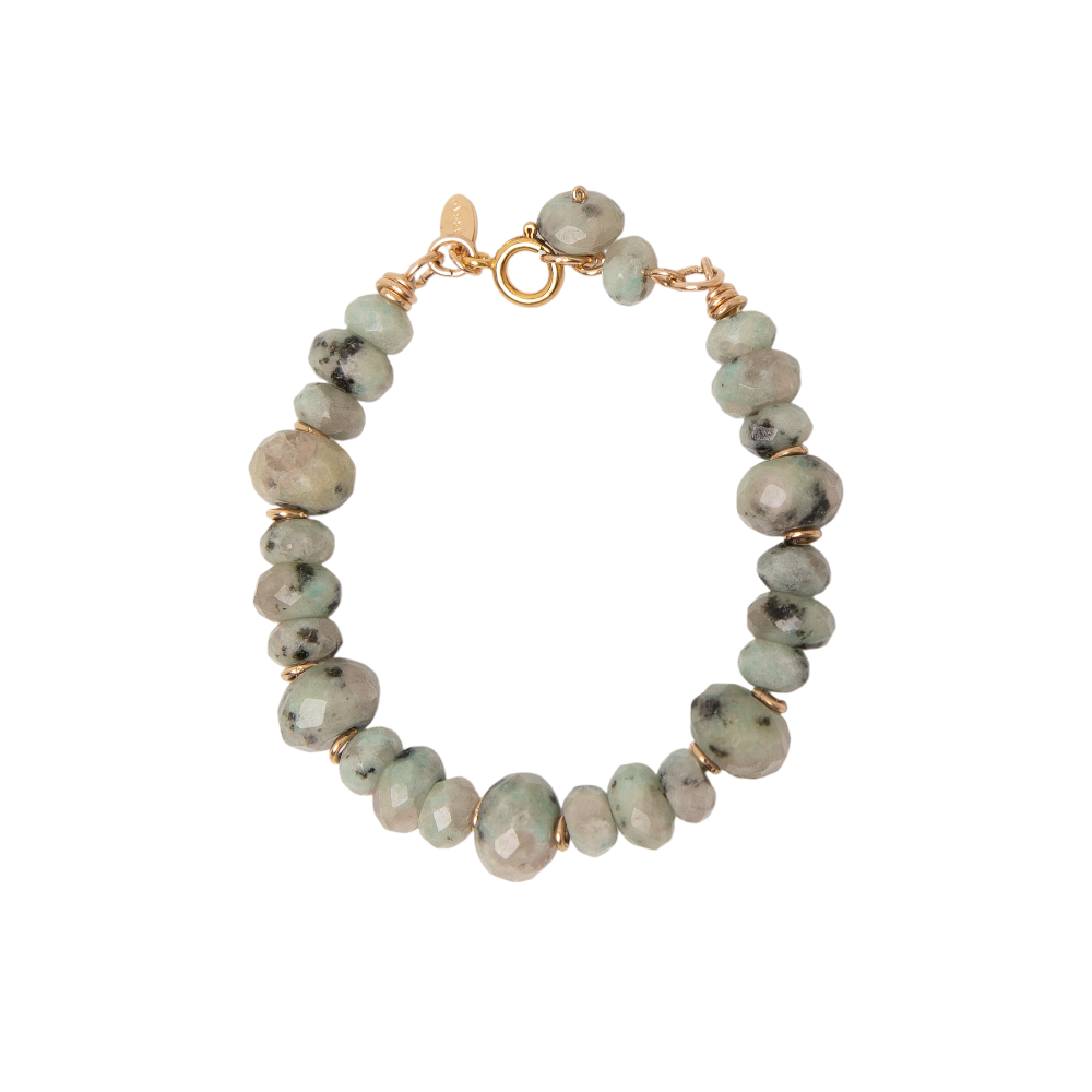 Mawari Bracelet #1 (19cm) - Jasper & 14K Gold-Filled Bracelets TARBAY