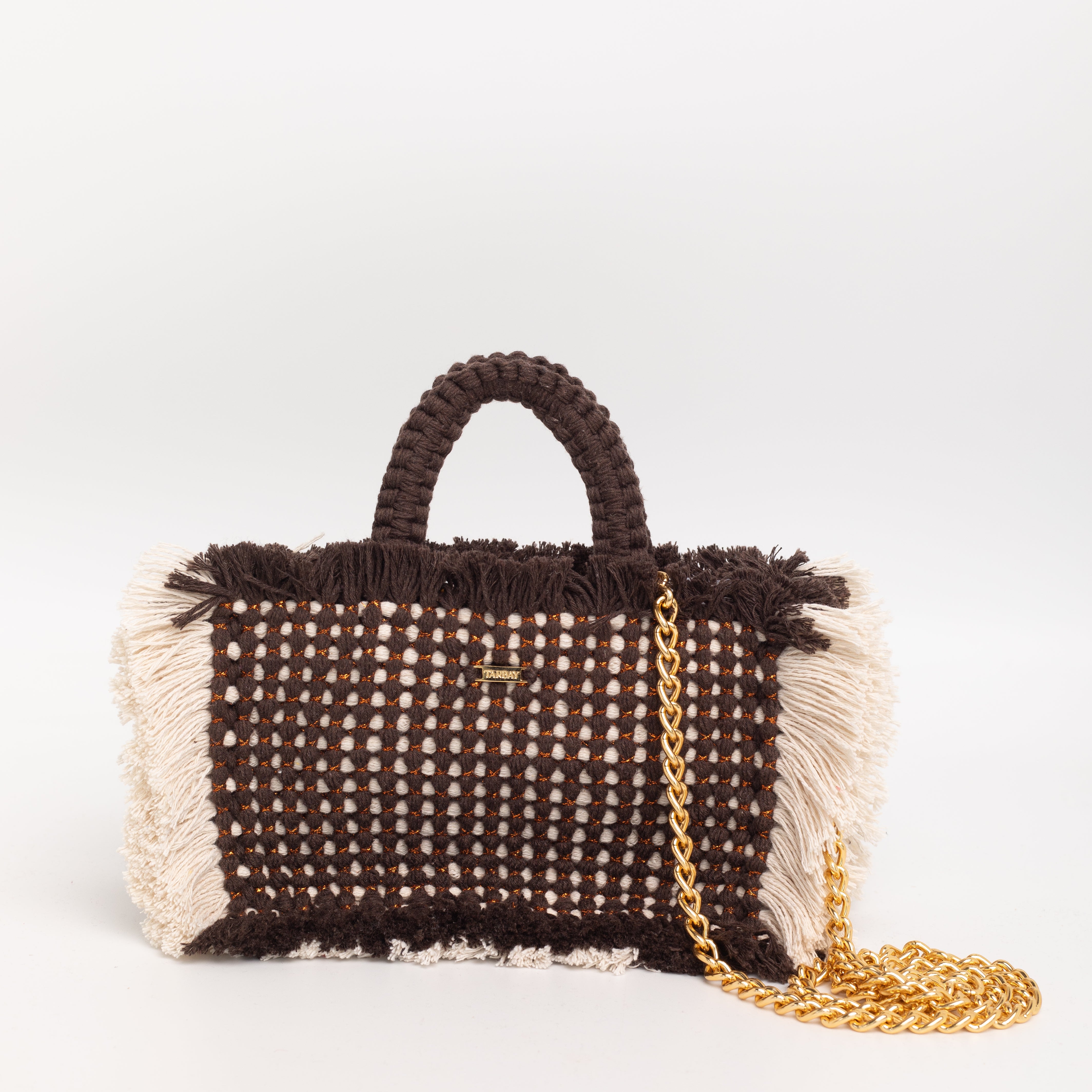 Gosssypium Tote Bag Small - Buttercream & Cioccolato