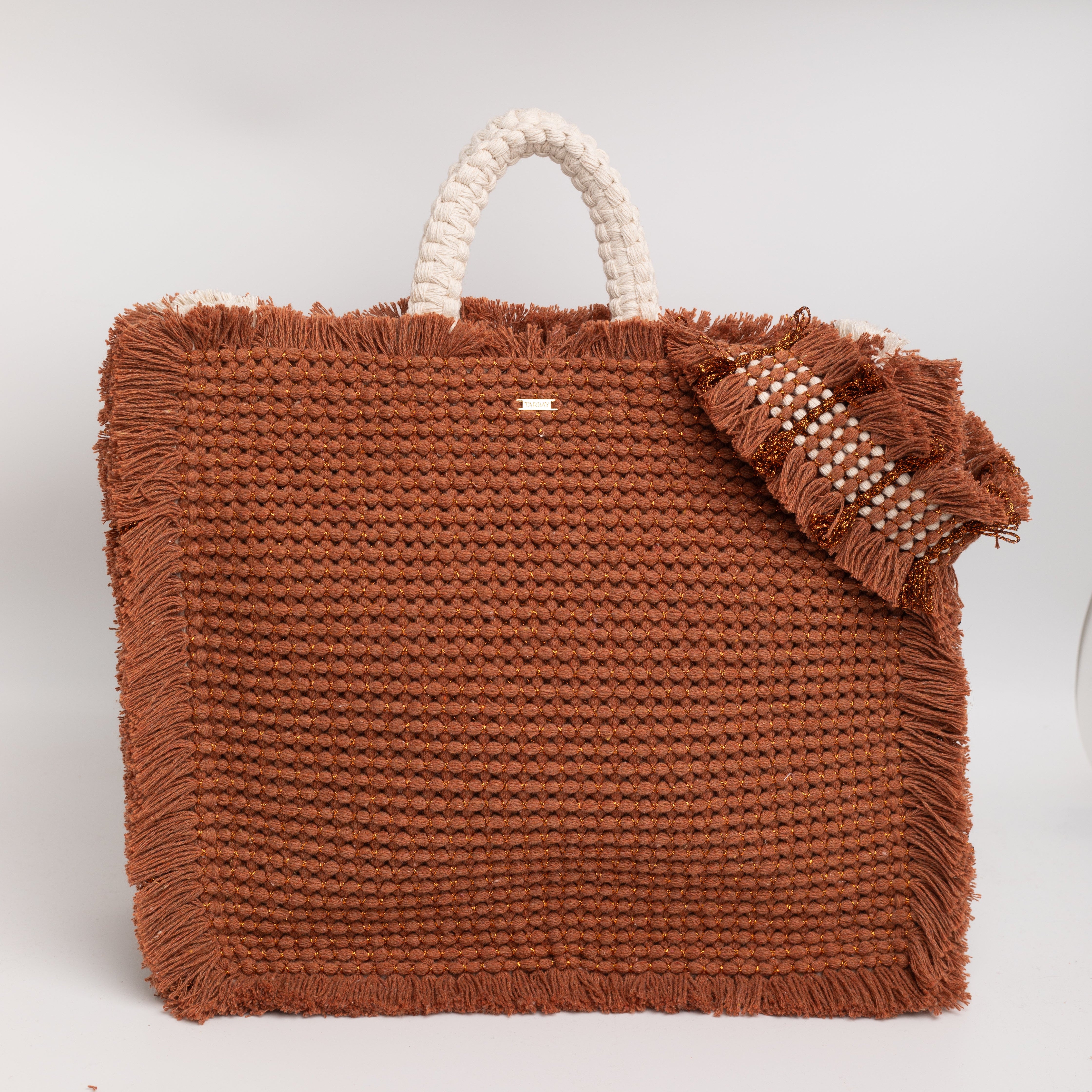 Gosssypium Tote Bag Large - Caramel & Buttercream