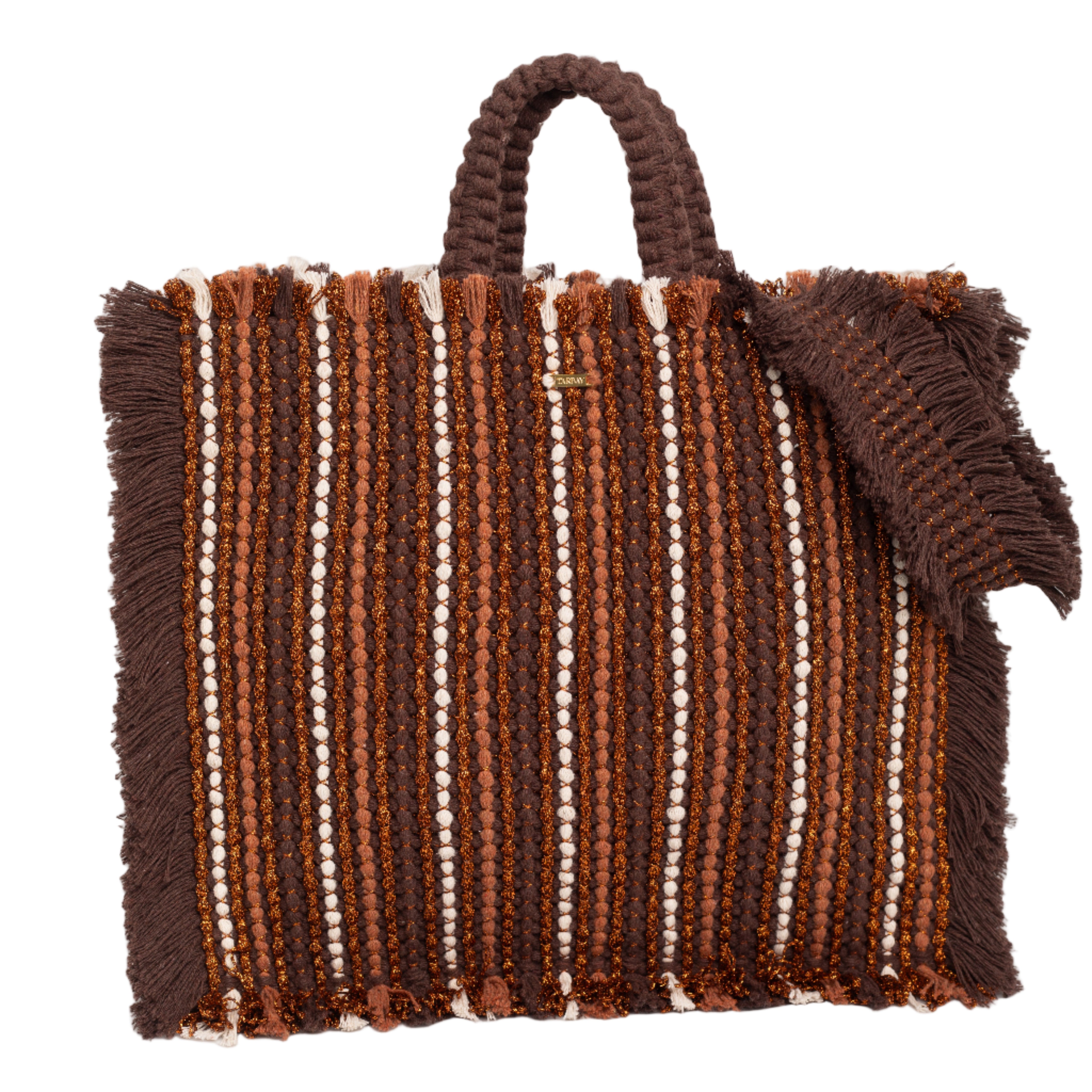 Gosssypium Tote Bag Large - Cioccolato, Caramel & Buttercream