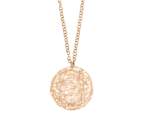 Aura Necklace #3 (50mm) - Pearl Necklaces TARBAY   