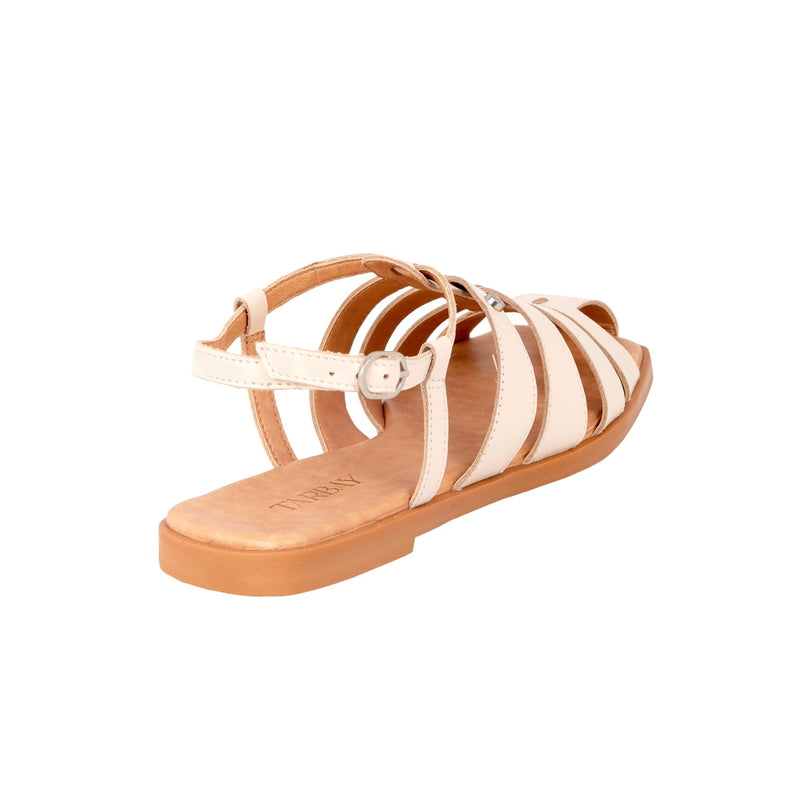 Franciscana Flat Sandals - Mascarpone Flats TARBAY   