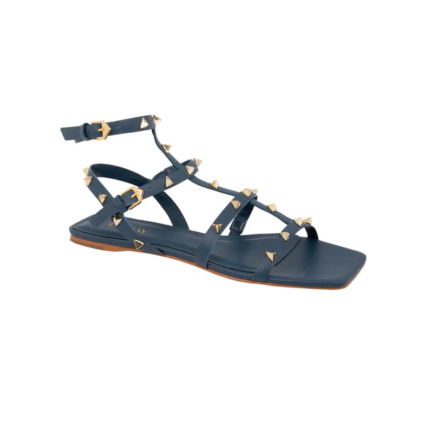 Nerea Flat Sandals - Indigo Flats TARBAY   