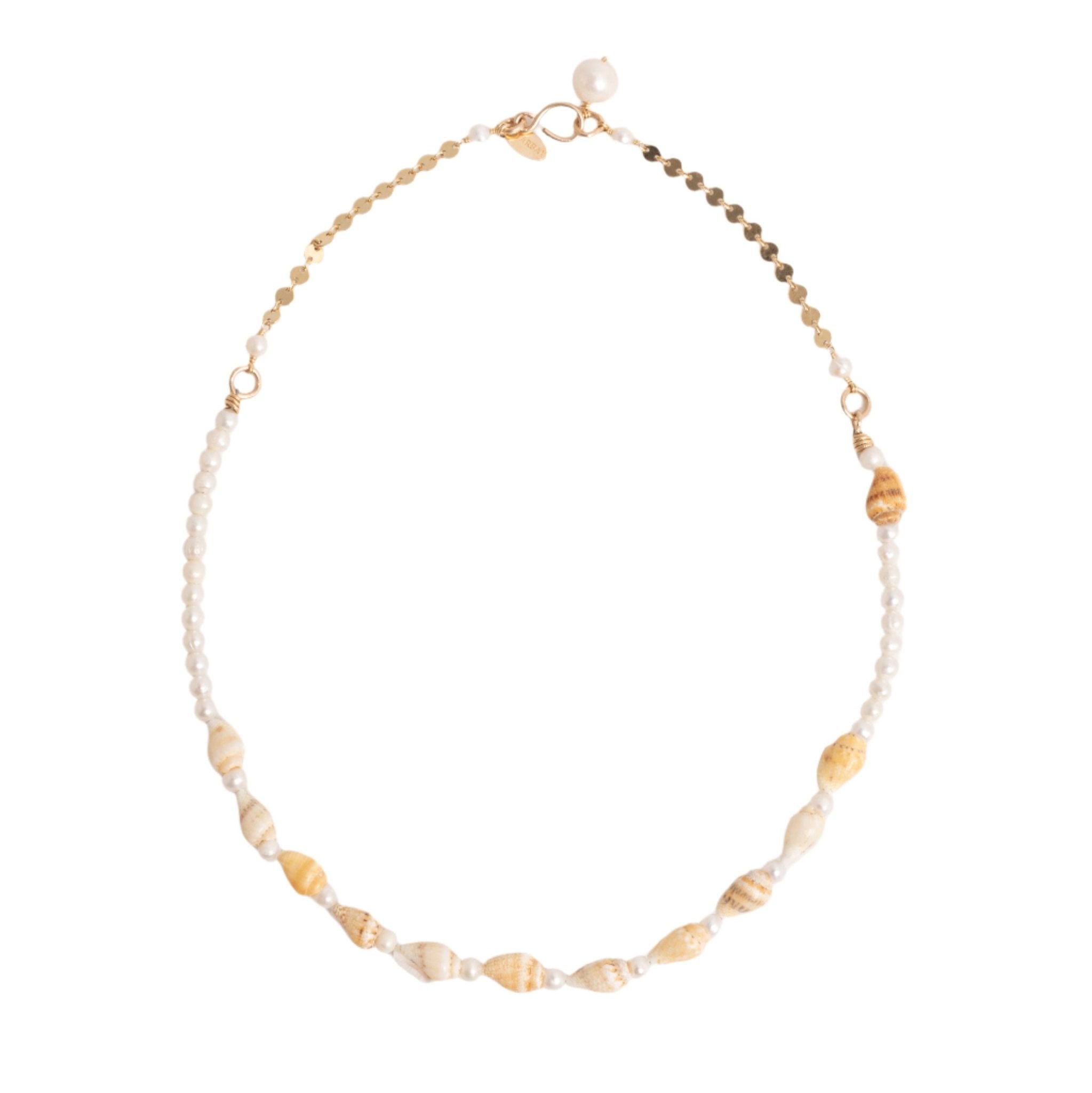 Lesma Necklace #1 - White Pearl Necklaces TARBAY