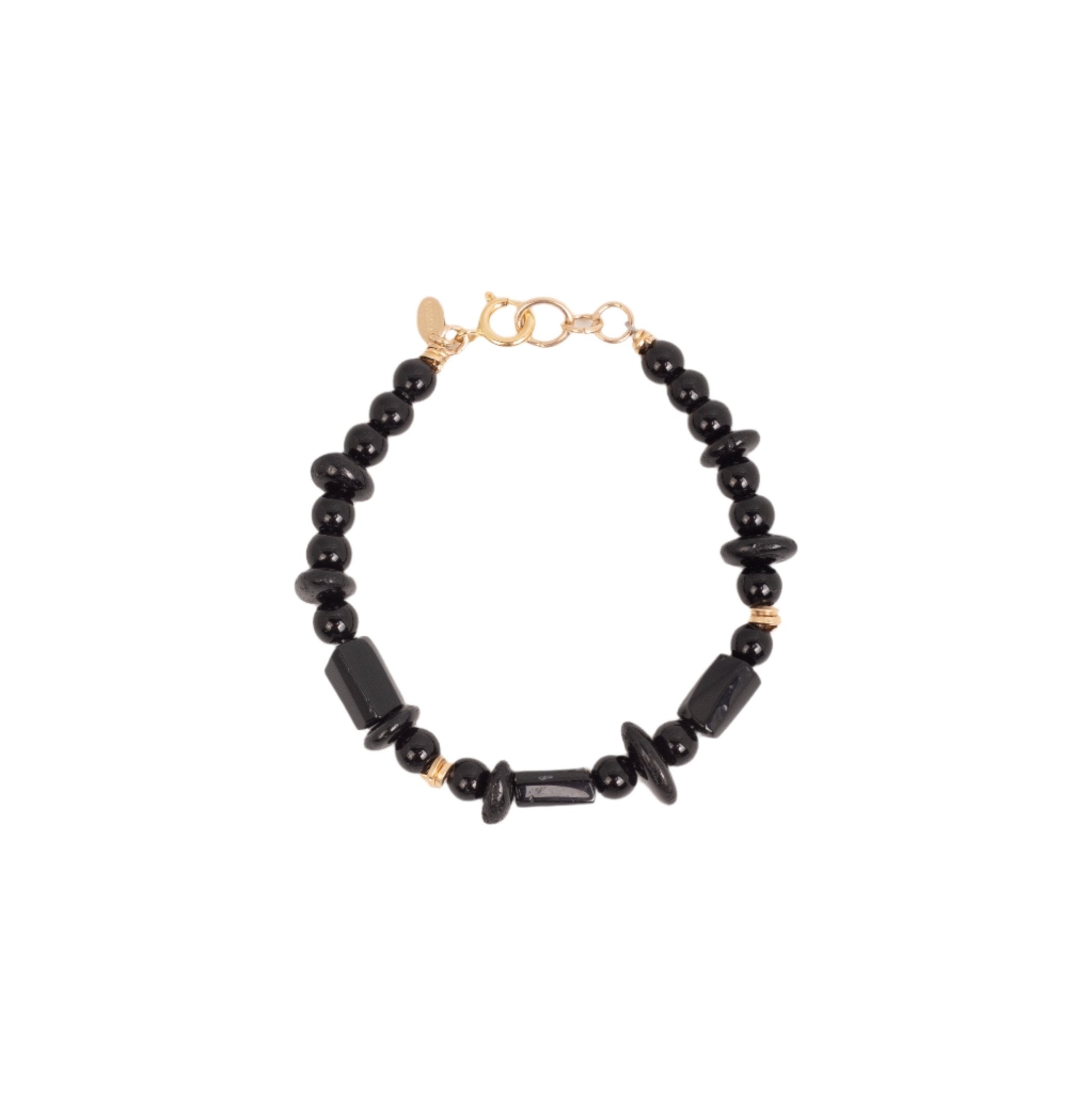 Aruma Bracelet #1 - Rainbow Obsidian & Black Spinel Bracelets TARBAY