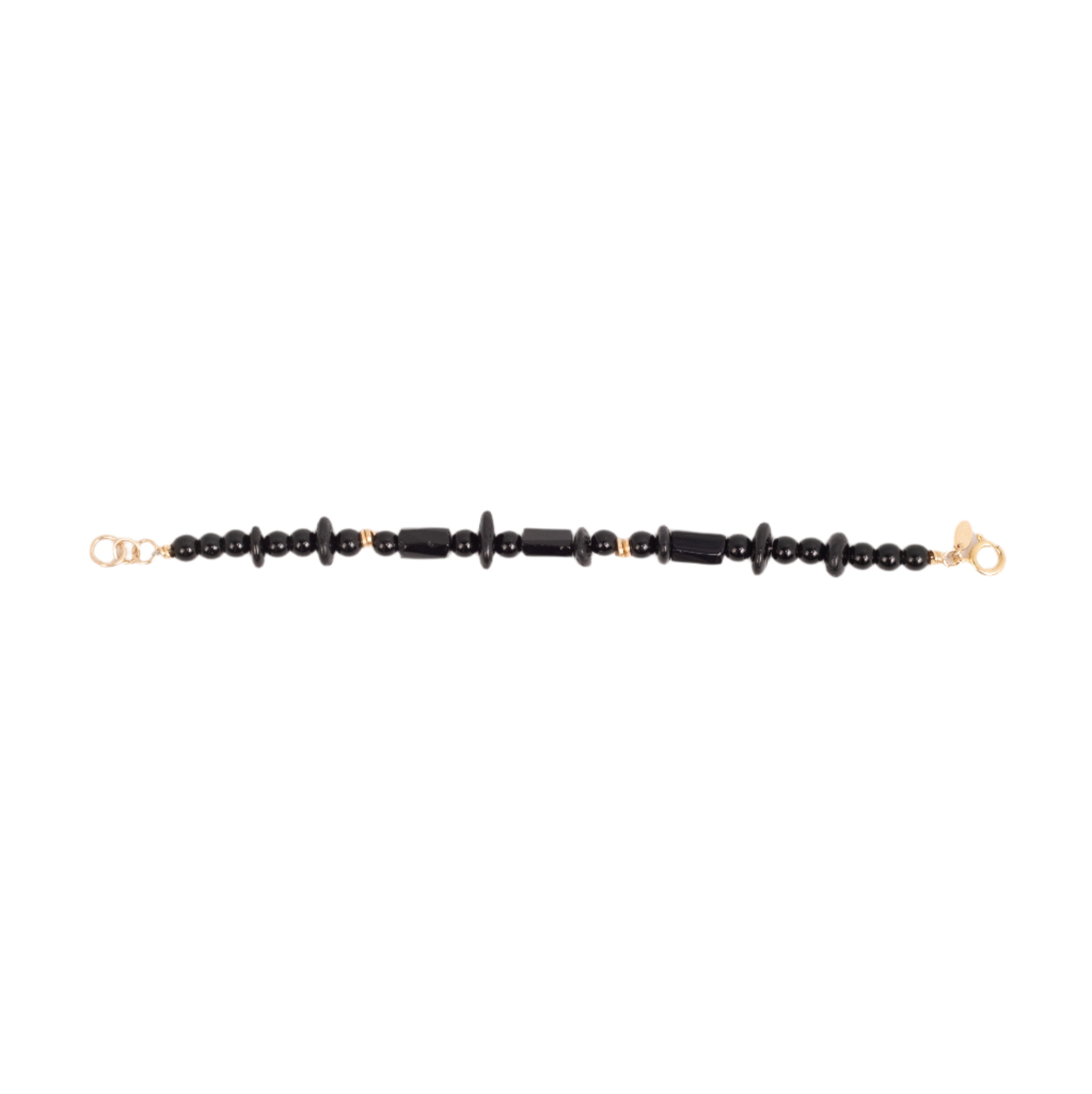 Aruma Bracelet #1 - Rainbow Obsidian & Black Spinel Bracelets TARBAY