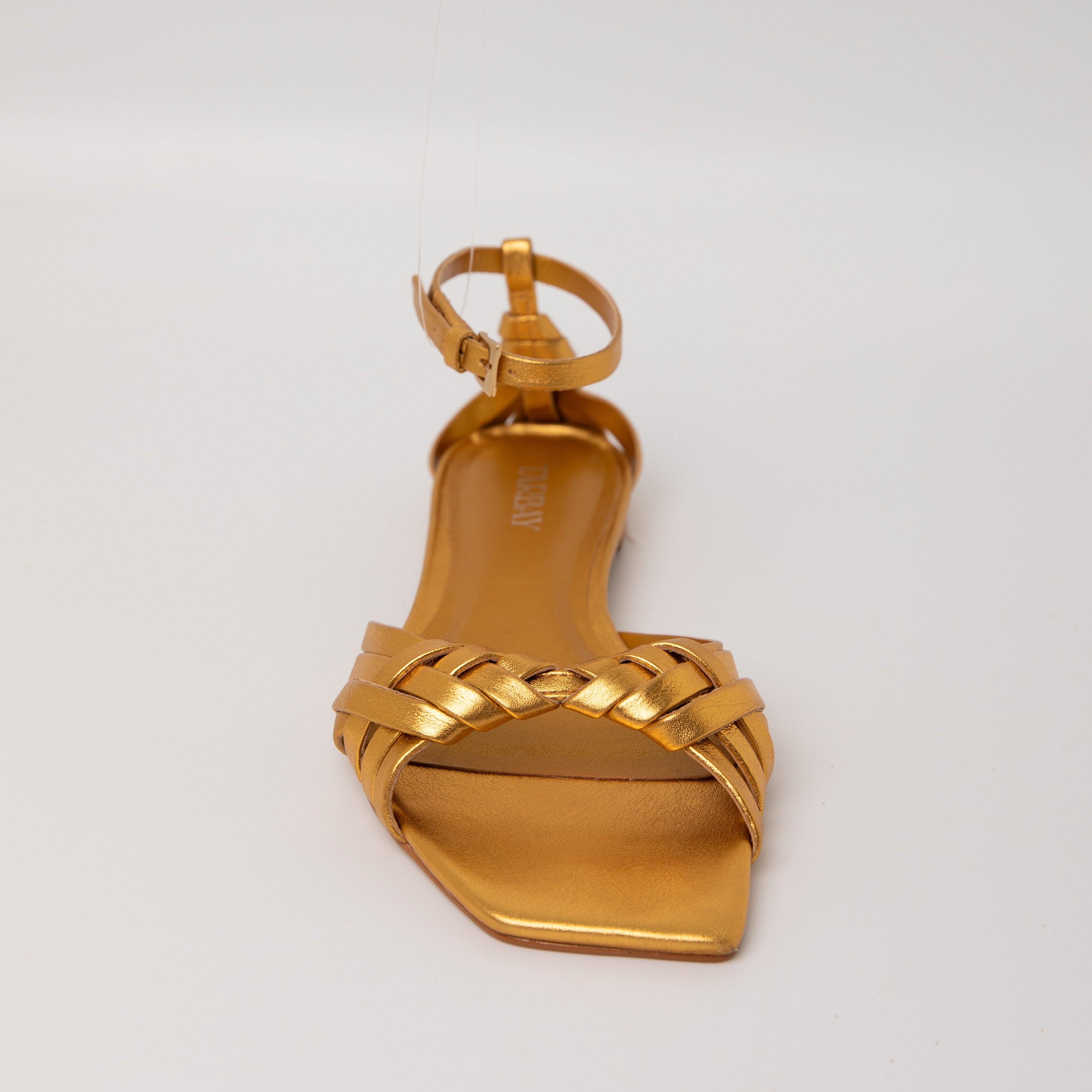 Kuyari Flat Sandals - Soft Yellow Gold Flats TARBAY