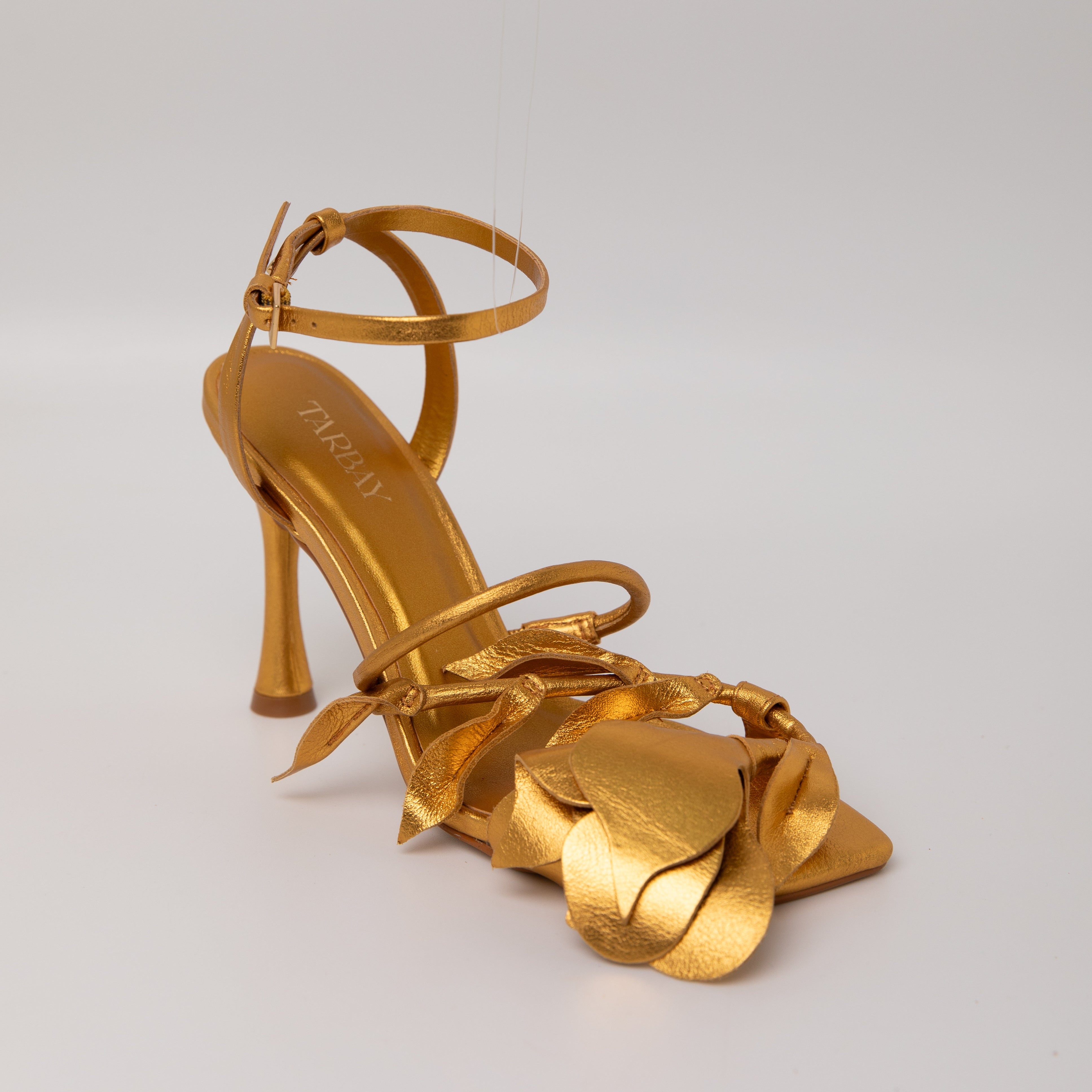Dariku Heel Sandals - Soft Yellow Gold Heels TARBAY