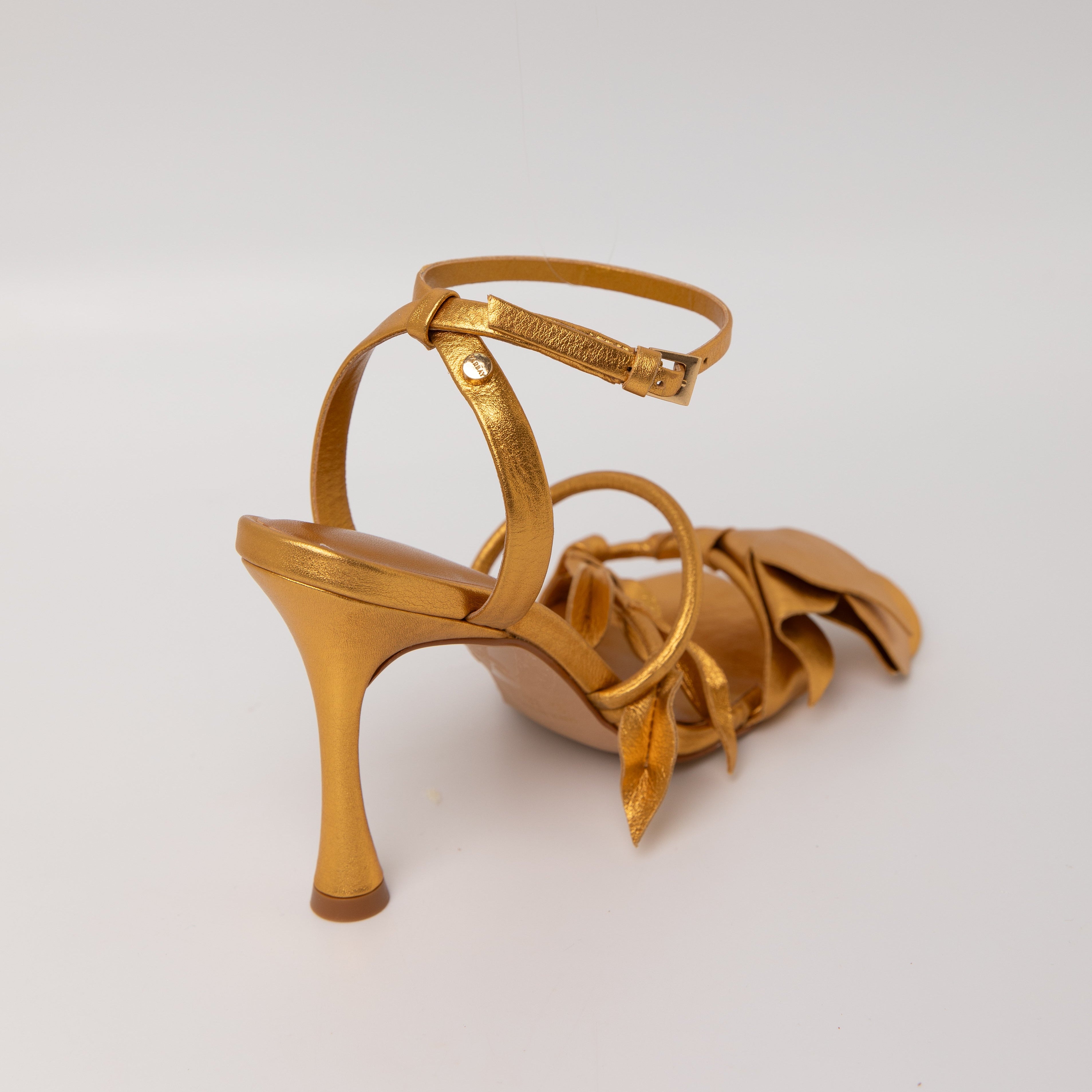 Dariku Heel Sandals - Soft Yellow Gold Heels TARBAY