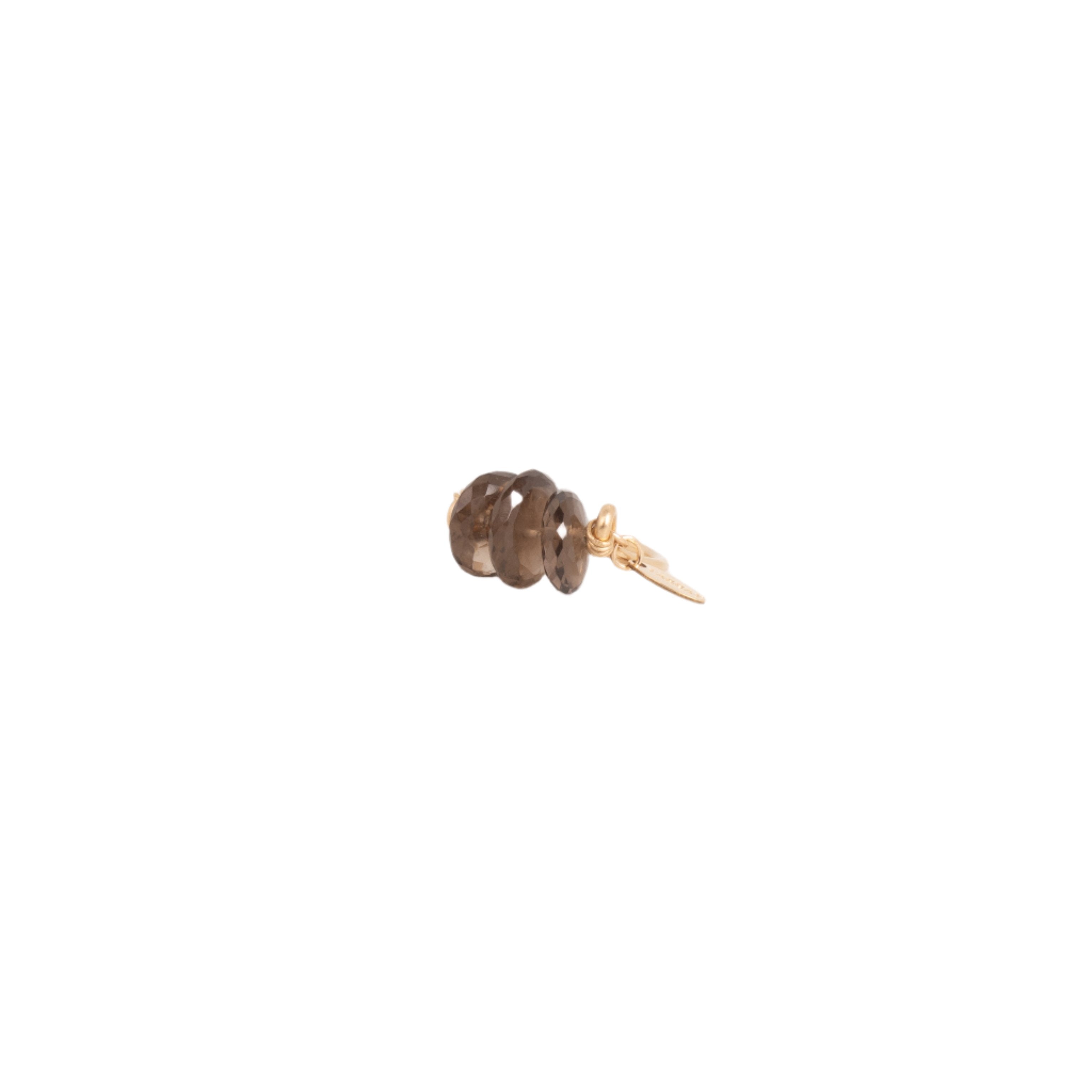Lynn Ring #1 (20mm) - Smoky Quartz & 14K Gold-Filled Rings TARBAY