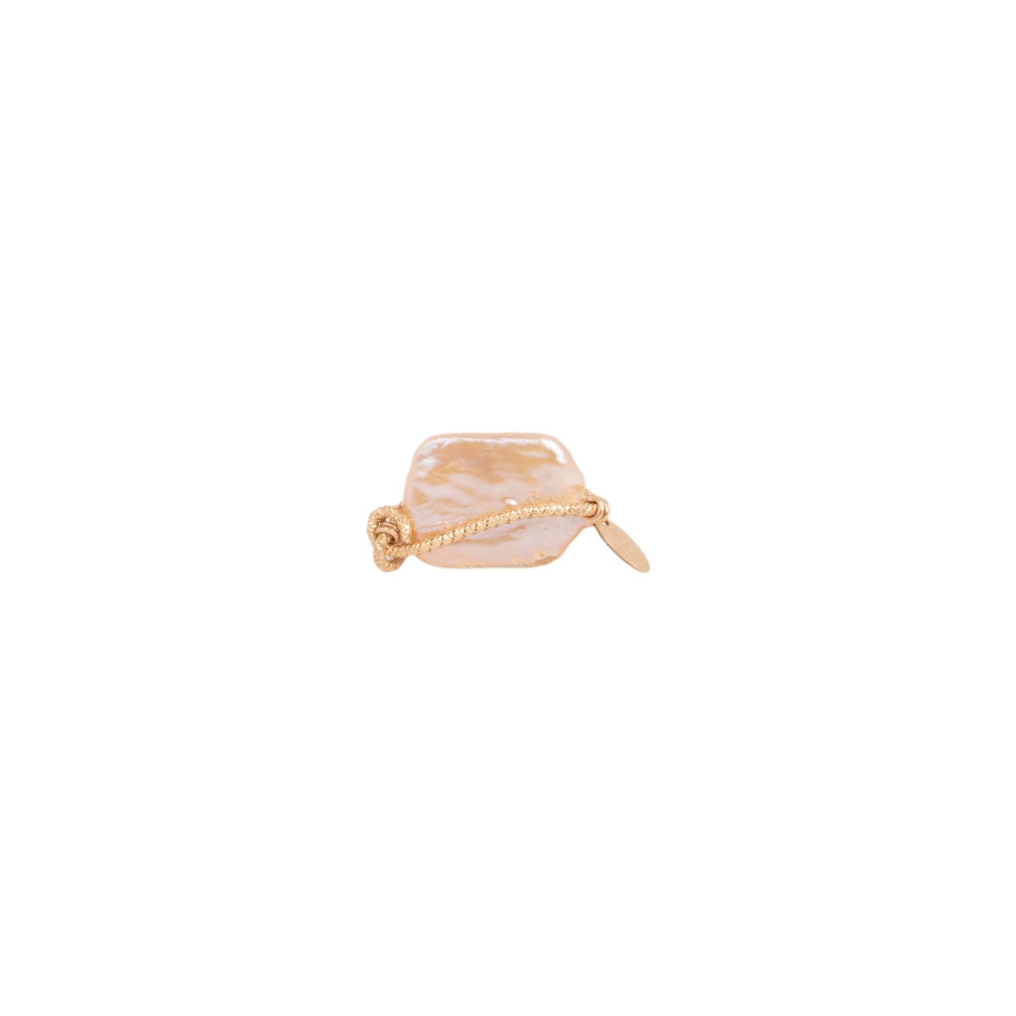 Calatea Ring #1 (30mm) - White Pearl & 14K Gold-Filled Rings TARBAY