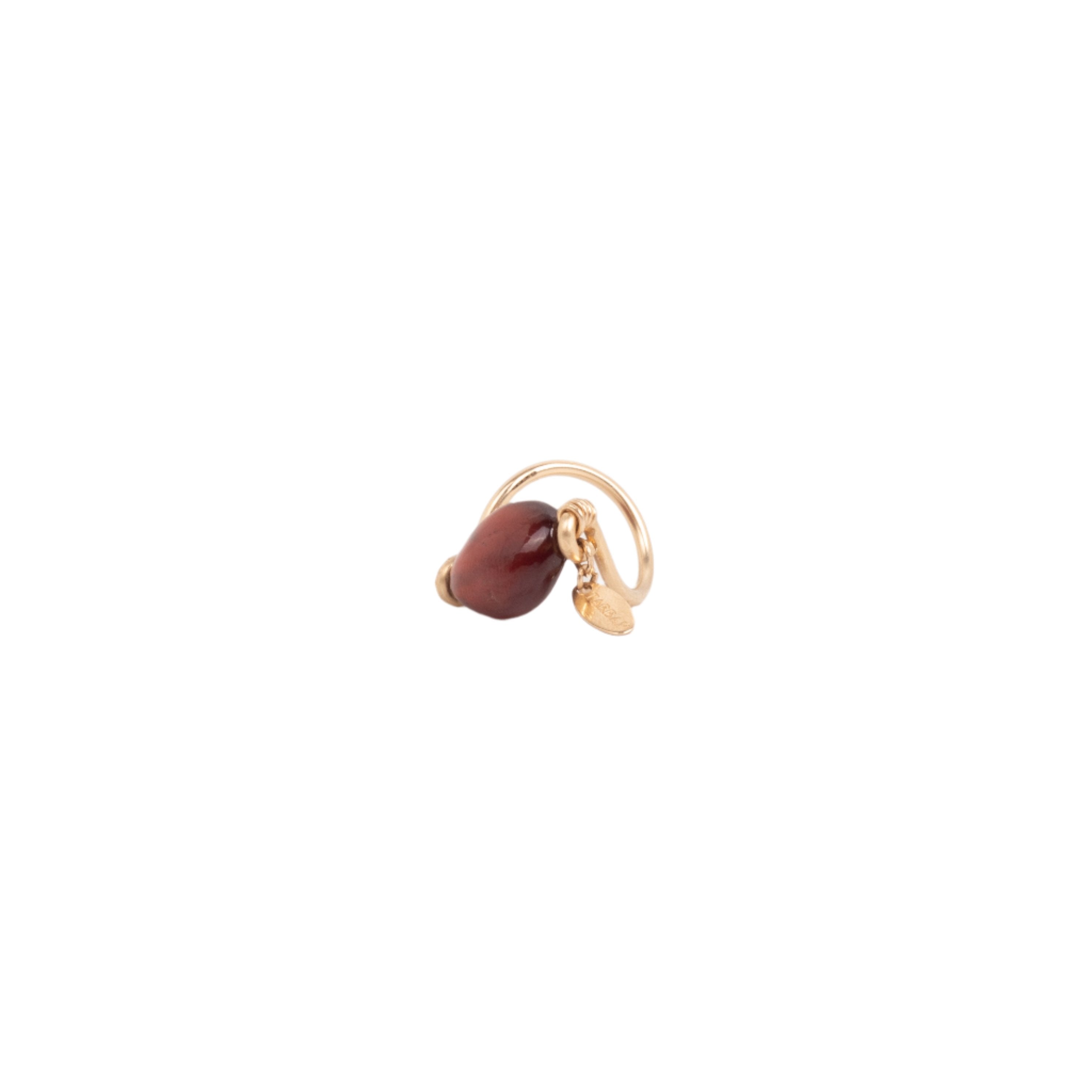 Nerea Ring #1 (25mm) - Hessonite & 14K Gold-Filled Rings TARBAY