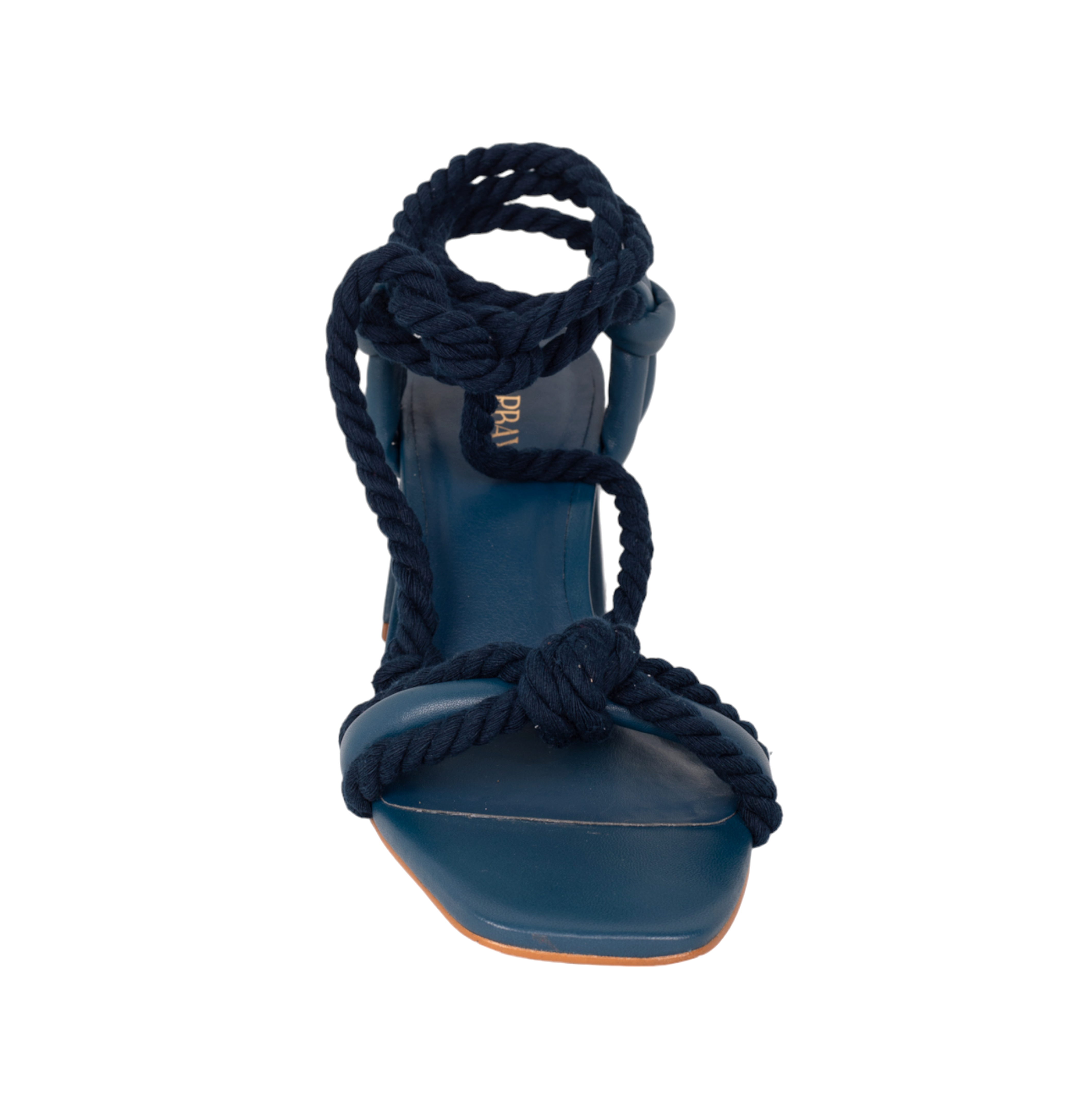 Arenisca Heels Sandals - Navy Blue Sandals TARBAY   