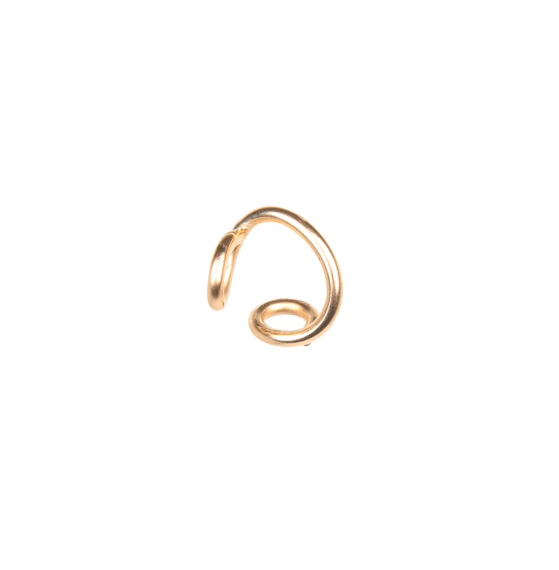 Tina Ear Cuff #1 (15mm) - Yellow Gold Ear Cuffs TARBAY   