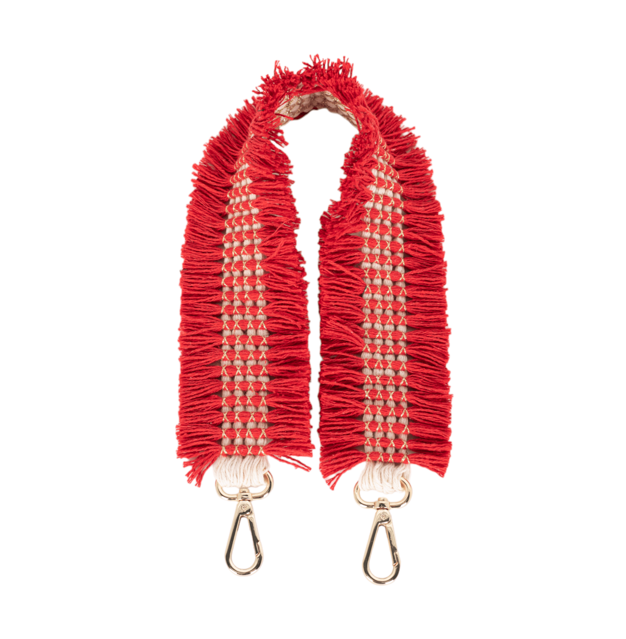 Gossypium Strap #1 - Red & Buttercream Straps TARBAY   