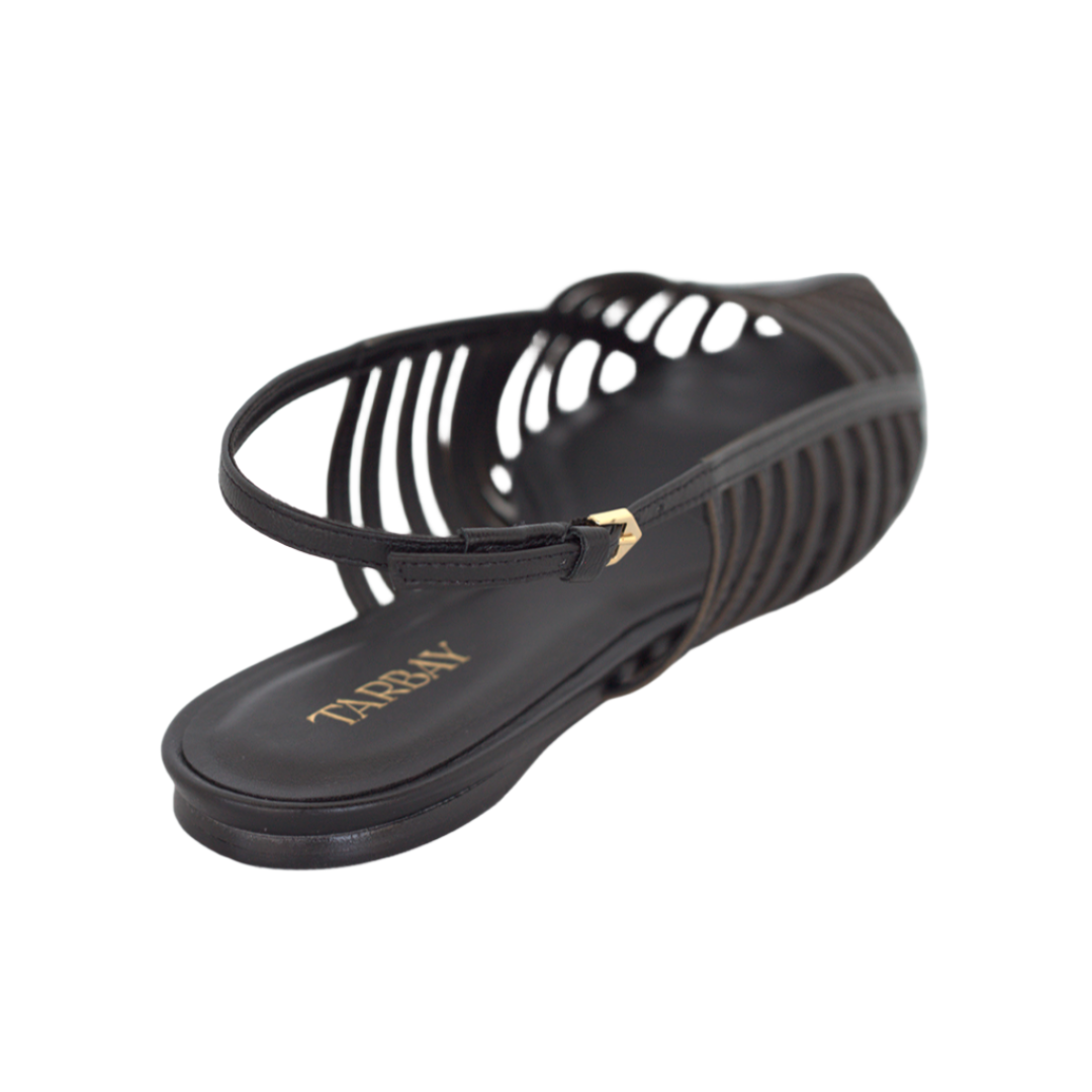 Narissa Sling-Back Flats - Black Flats TARBAY