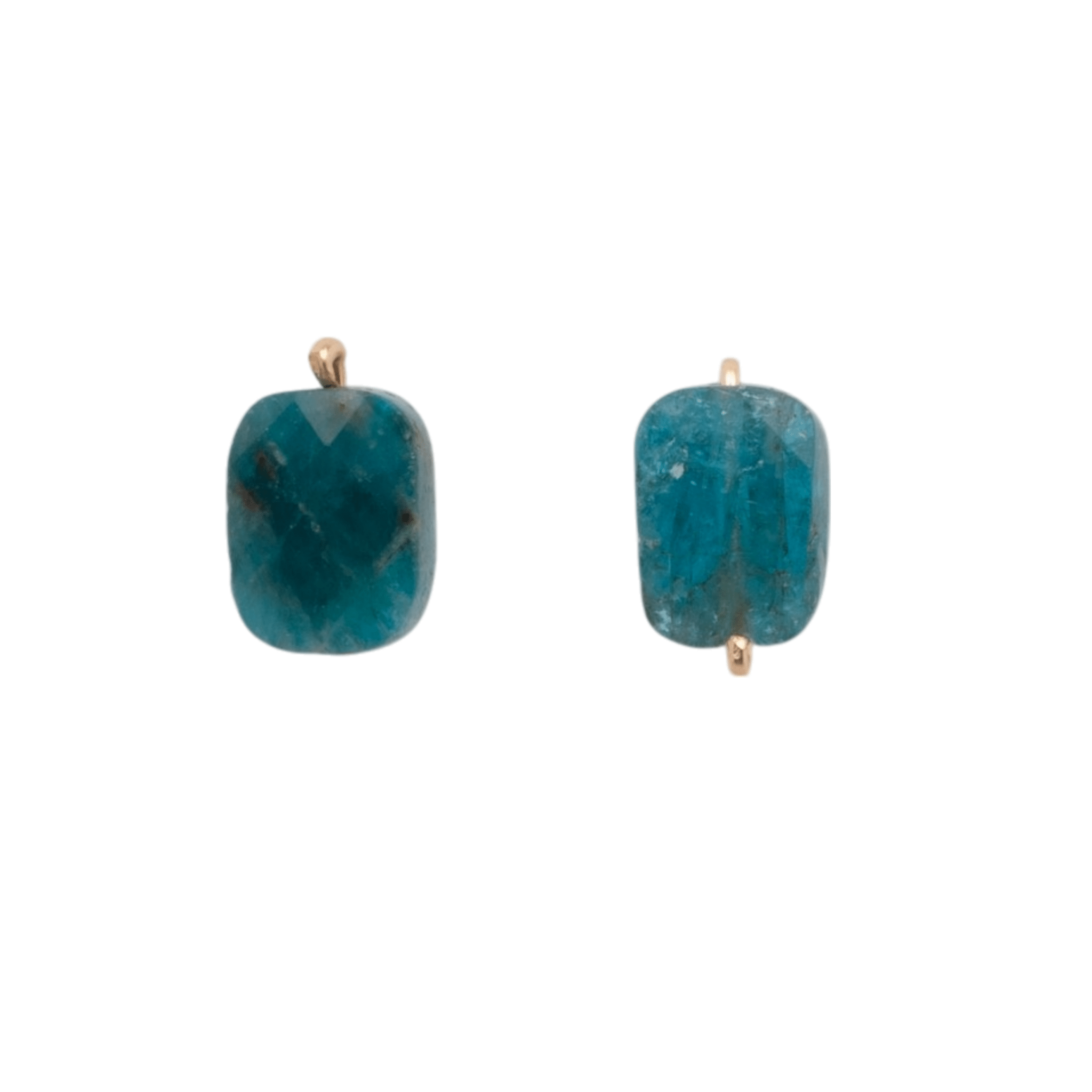 Solitario Earrings #3 (12mm) - Apatite Earrings TARBAY