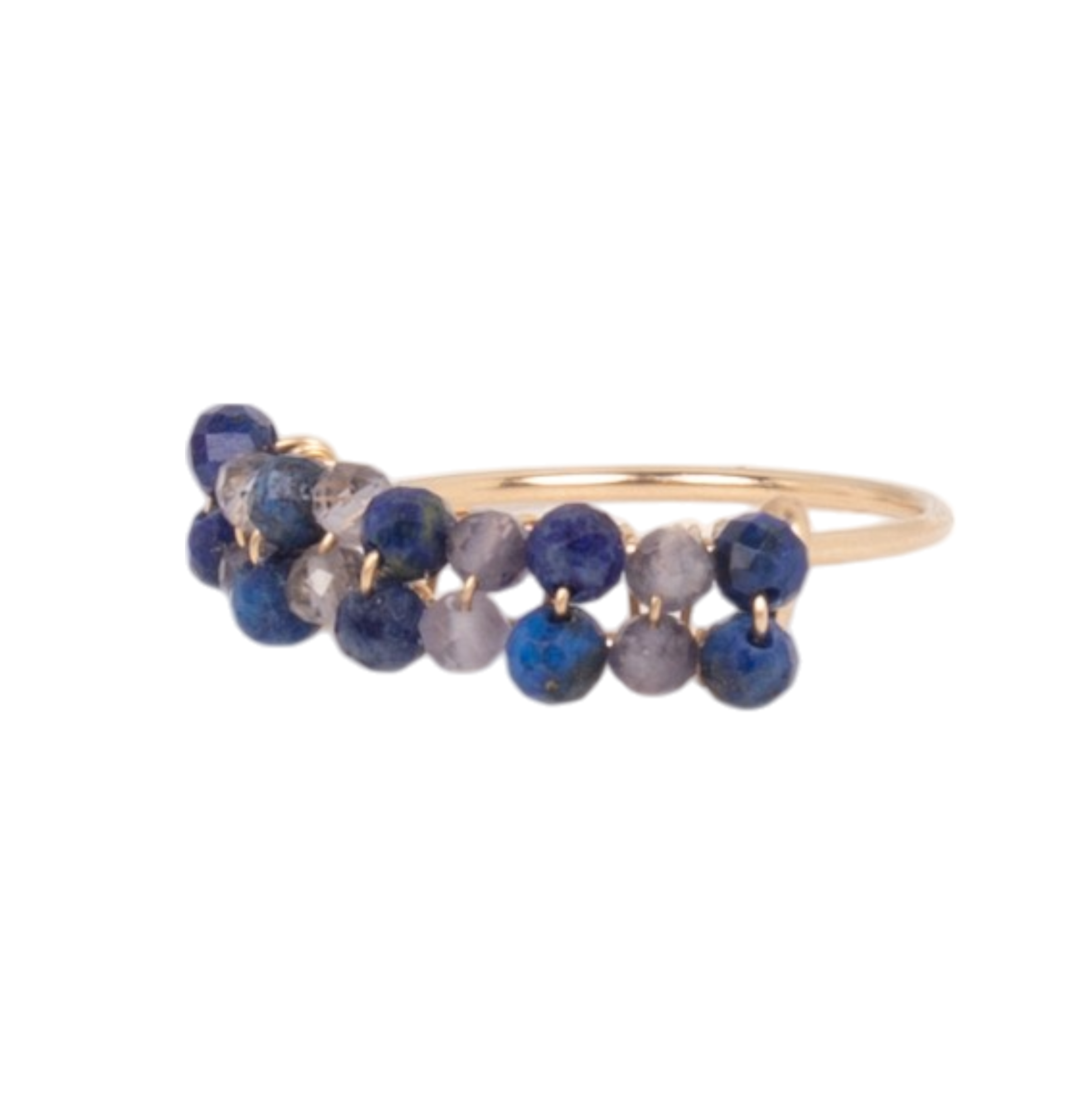 Cleopatra Ring #1 (20mm) - Lapislazuli & Iolite Rings TARBAY USA