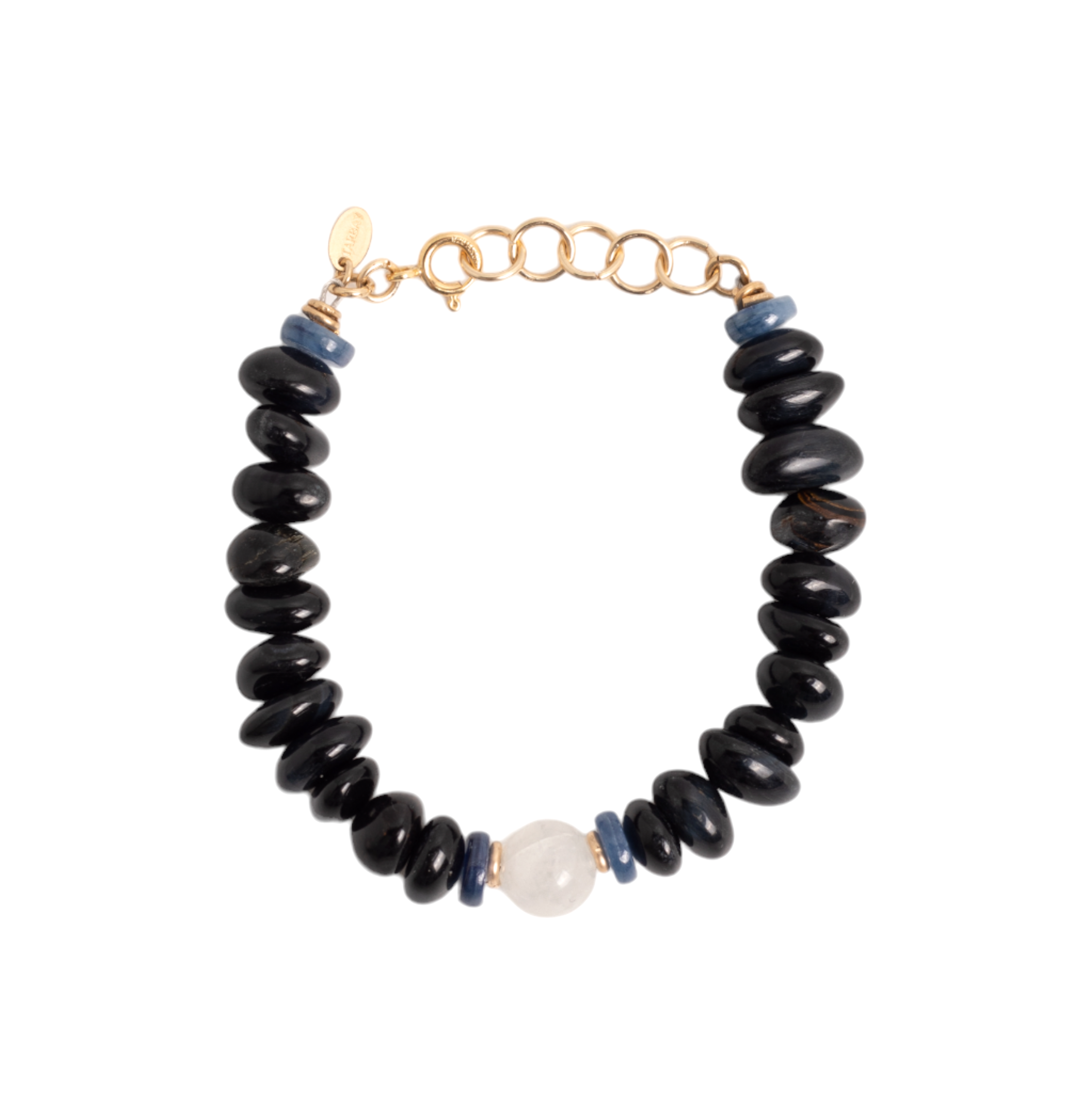 Cotula Bracelet #1 - Kyanite, Moon Stone & Tiger Eye Bracelets TARBAY   