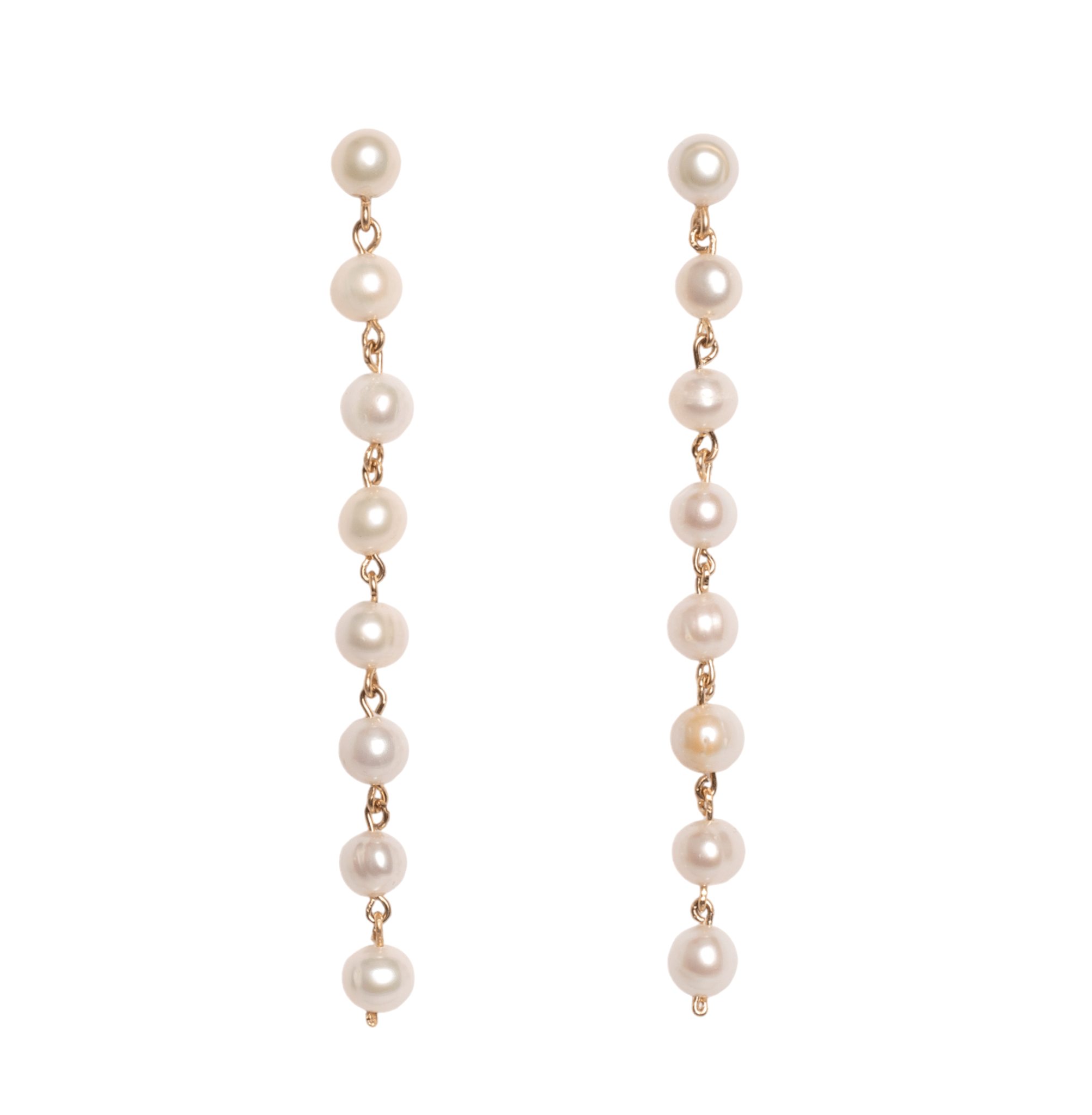 Margarita Pearls Earrings #9 (85mm) - Pearl Earrings CLASICOS