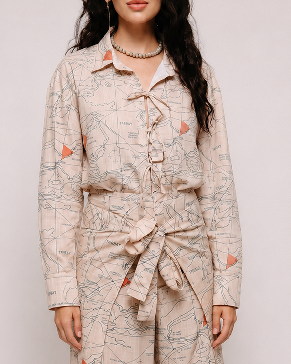Coordenadas Lace-Up Top