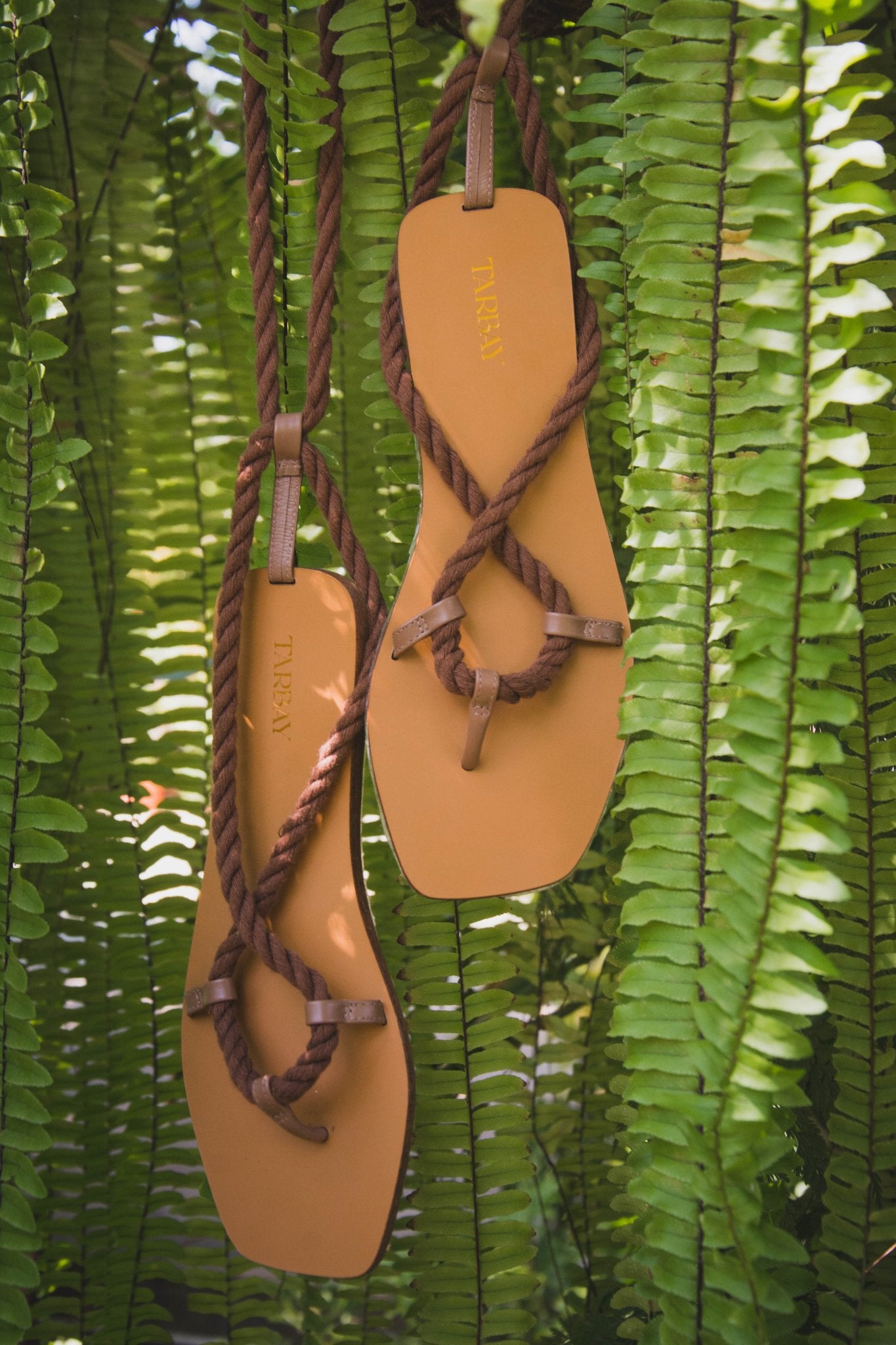 Arenisca Flat Sandals - Mocha Flats TARBAY   