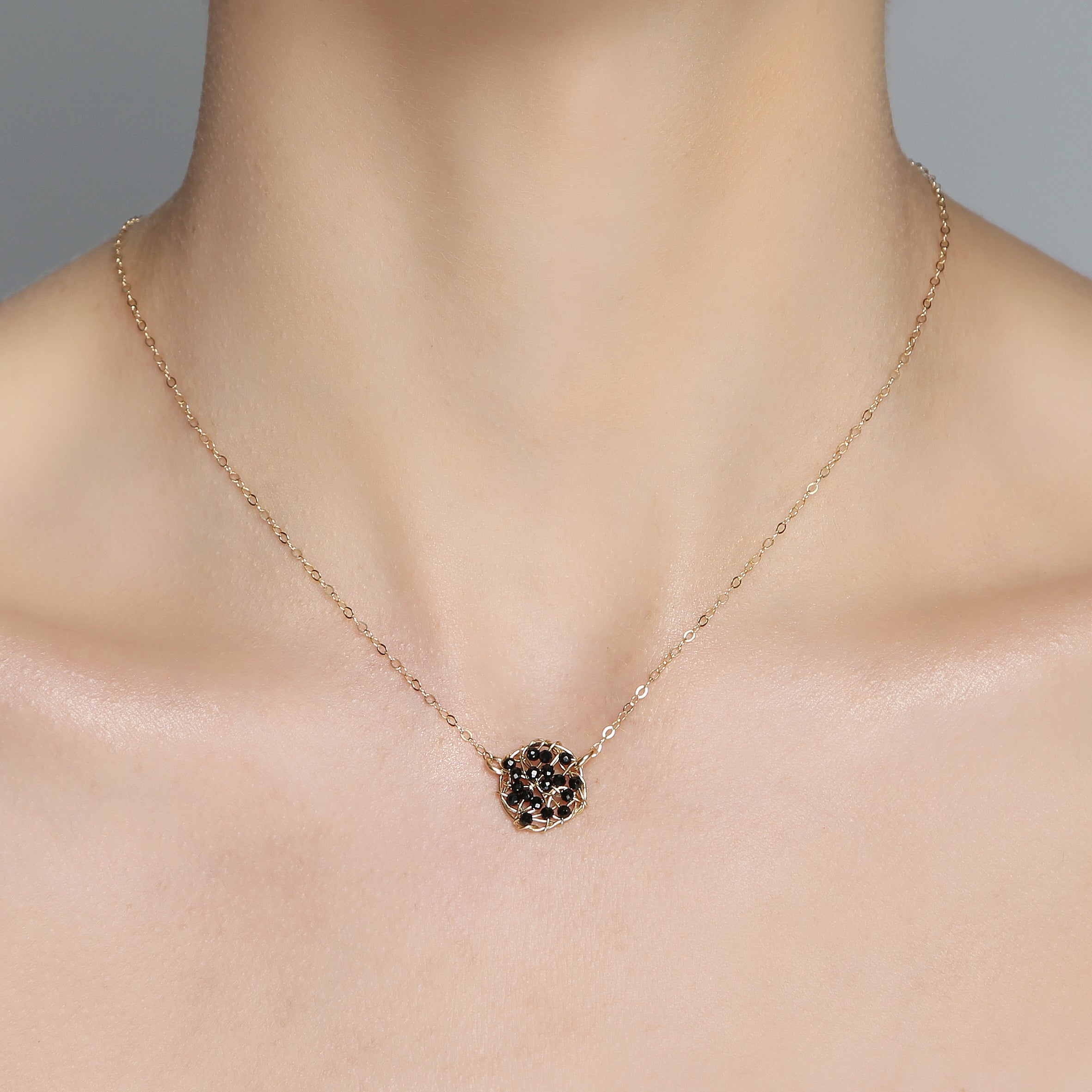 Aura Necklace (15mm) - Black Onyx Necklaces TARBAY   