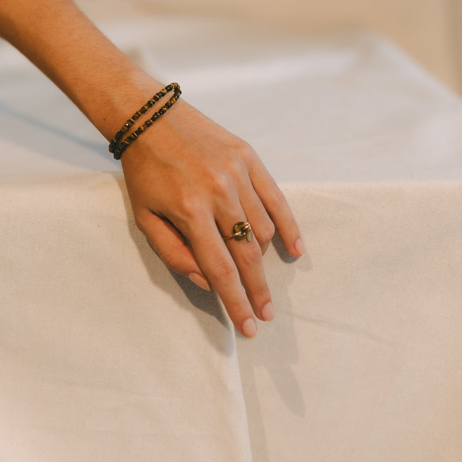Josefa Ring #1 - Tiger's Eye & 14K Gold-Filled