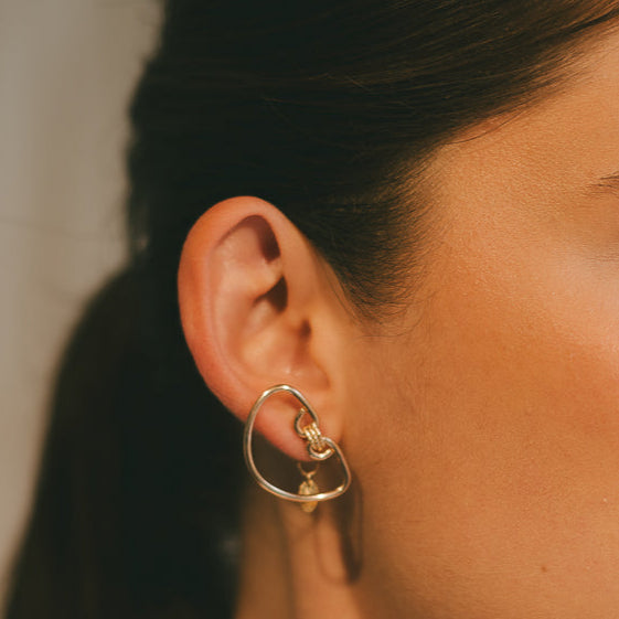 Francisca Earrings #1 (20mm) - 14K Gold-Filled