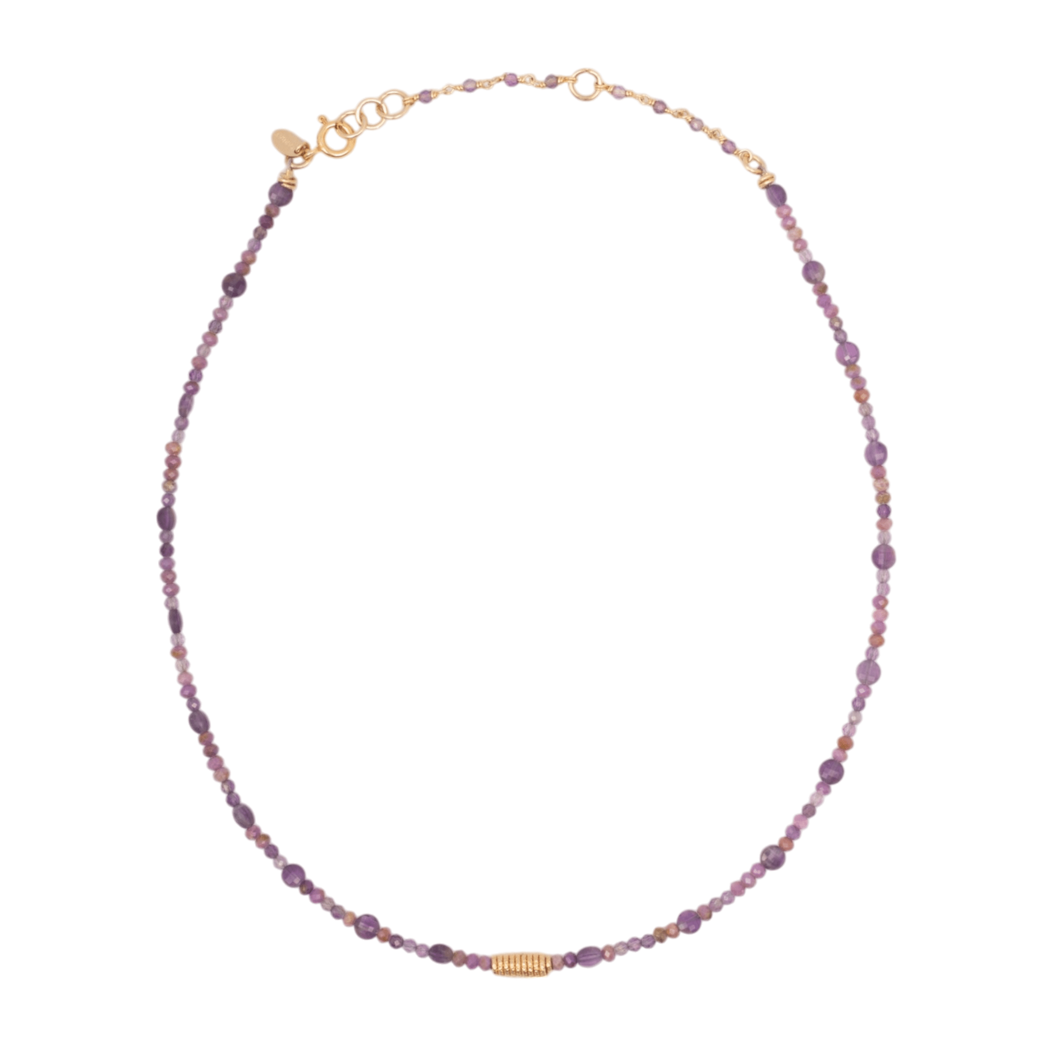 Diana Necklace #1 - Amethyst & 14K Gold-Filled Necklaces TARBAY