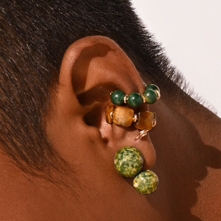 Acerola Earcuff - Ojo de Tigre Earrings TARBAY   