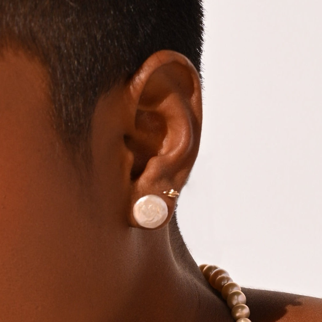 Keshi Earrings #8 (12mm) Earrings TARBAY   