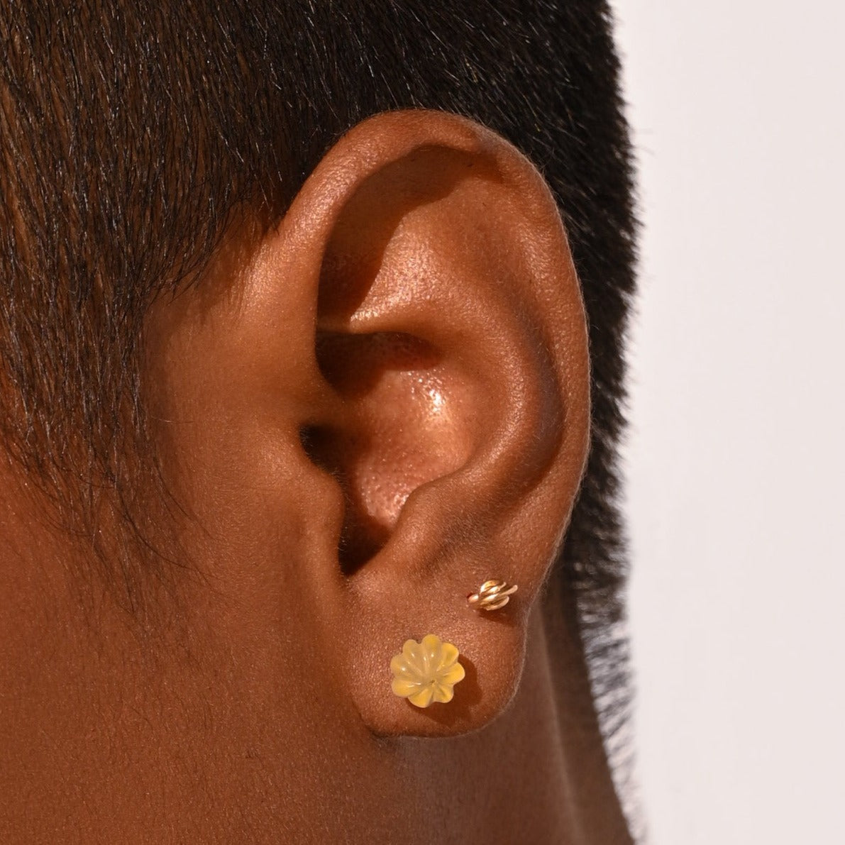 Solitario Earrings #2 (7mm) - Phrinite Earrings TARBAY   
