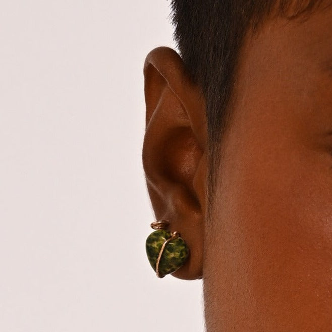Calatea Earrings #1 (15mm) - Jaspe Earrings TARBAY   